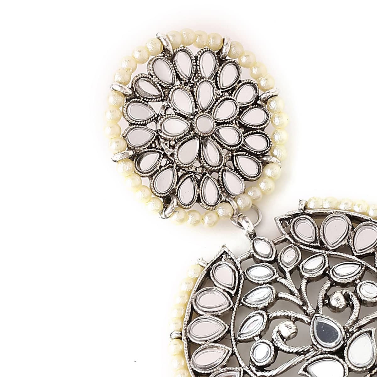 Yellow Chimes Pearl Drop Earrings - Stylish for birthdays
