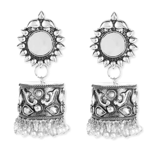 Yellow Chimes Kairangi Earrings - Lightweight Oxidised Jewelry