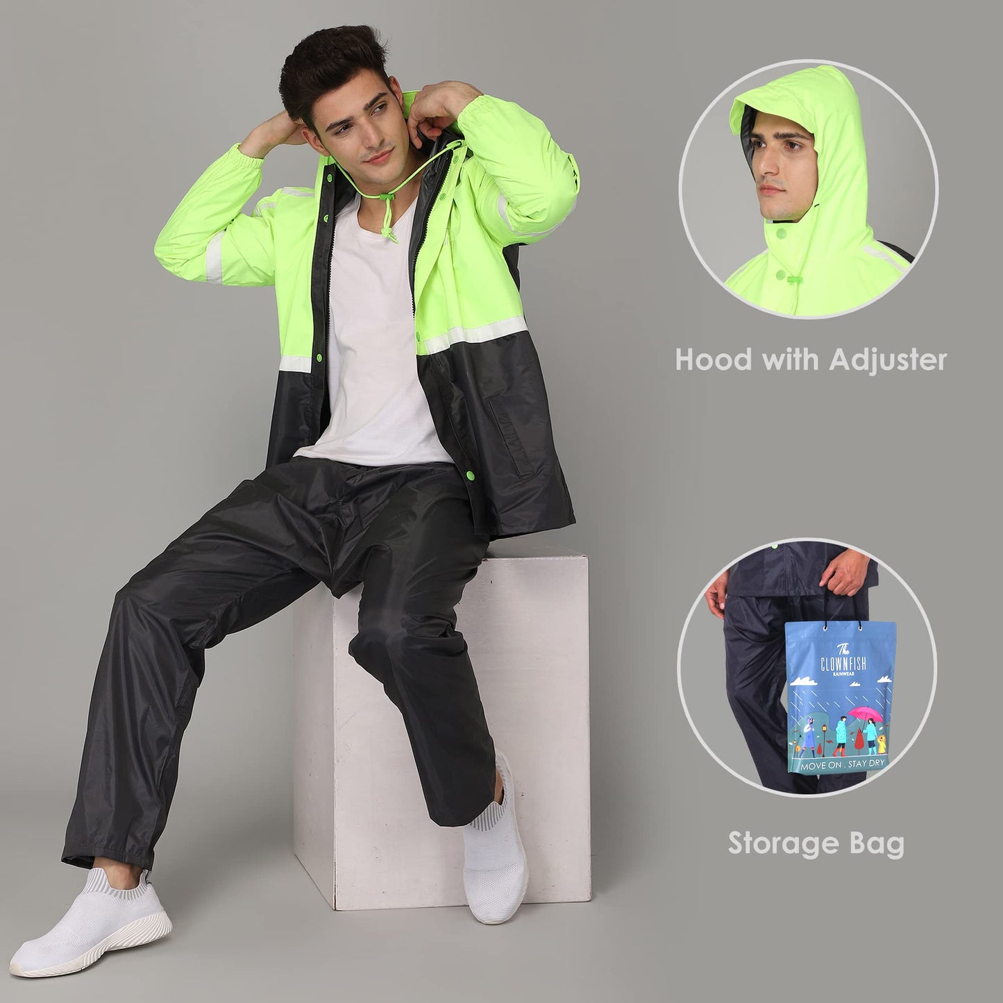 Clownfish reversible raincoat - camping essentials