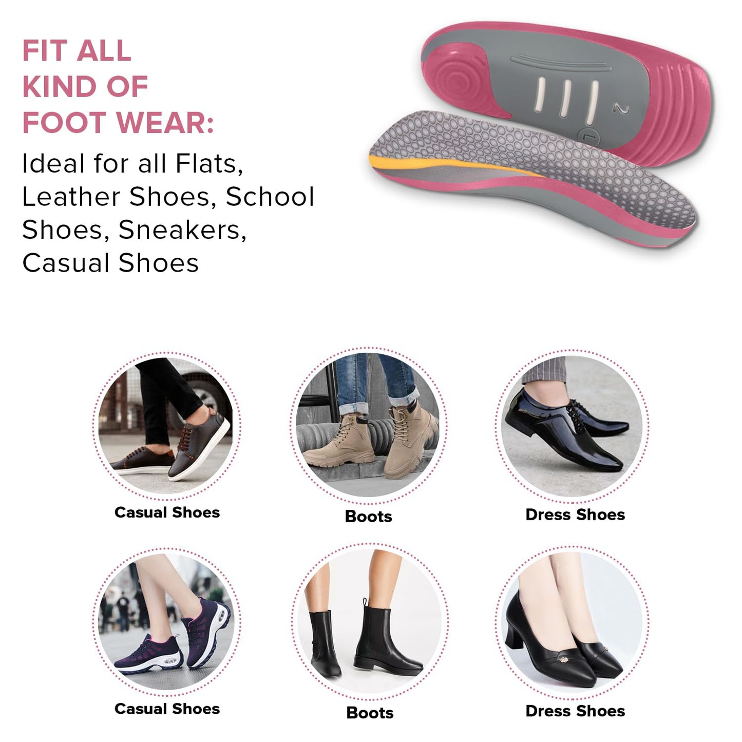 Dr Foot insole - Comfortable shoe insert for hiking