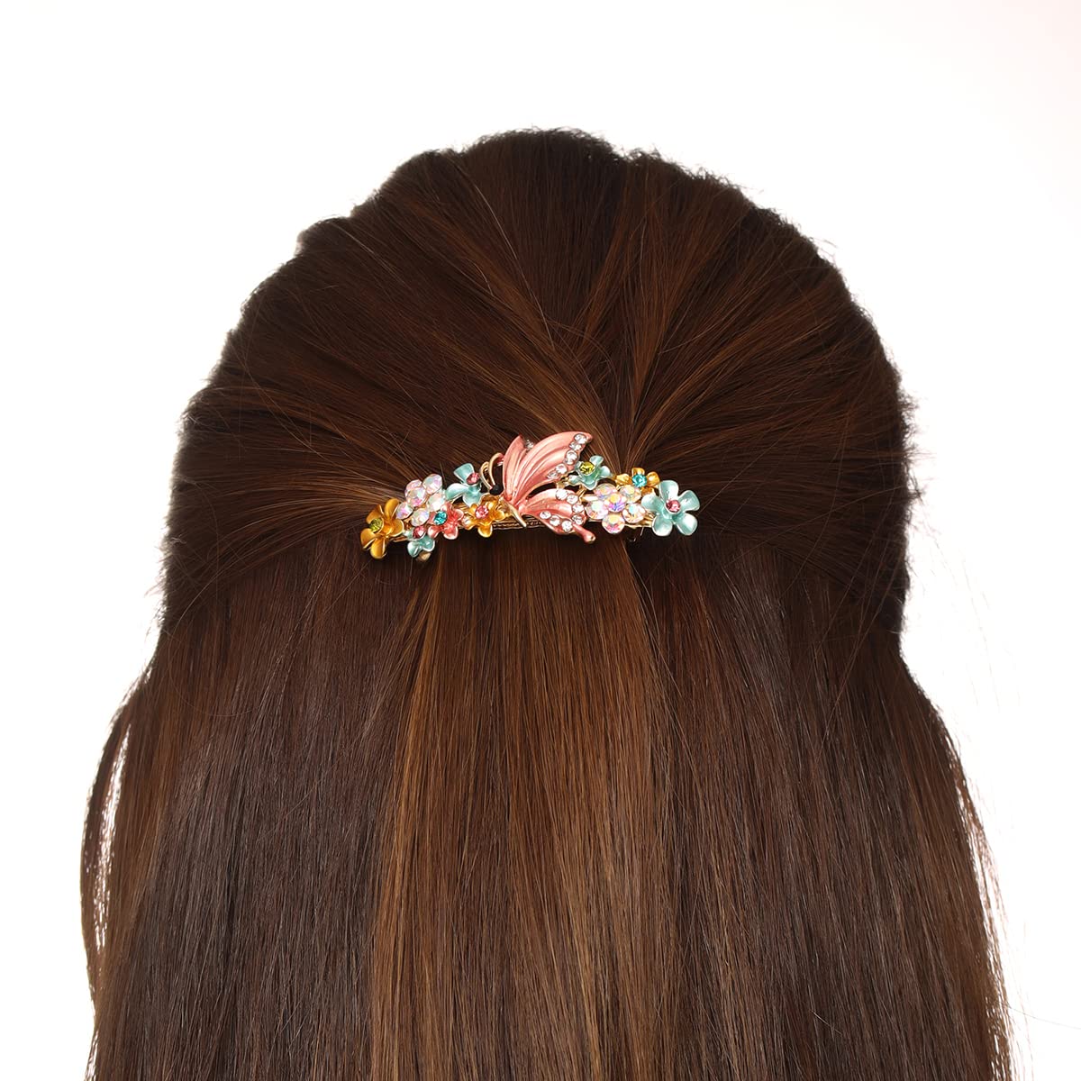 Yellow Chimes hair clips - beautiful multicolor design for gifts