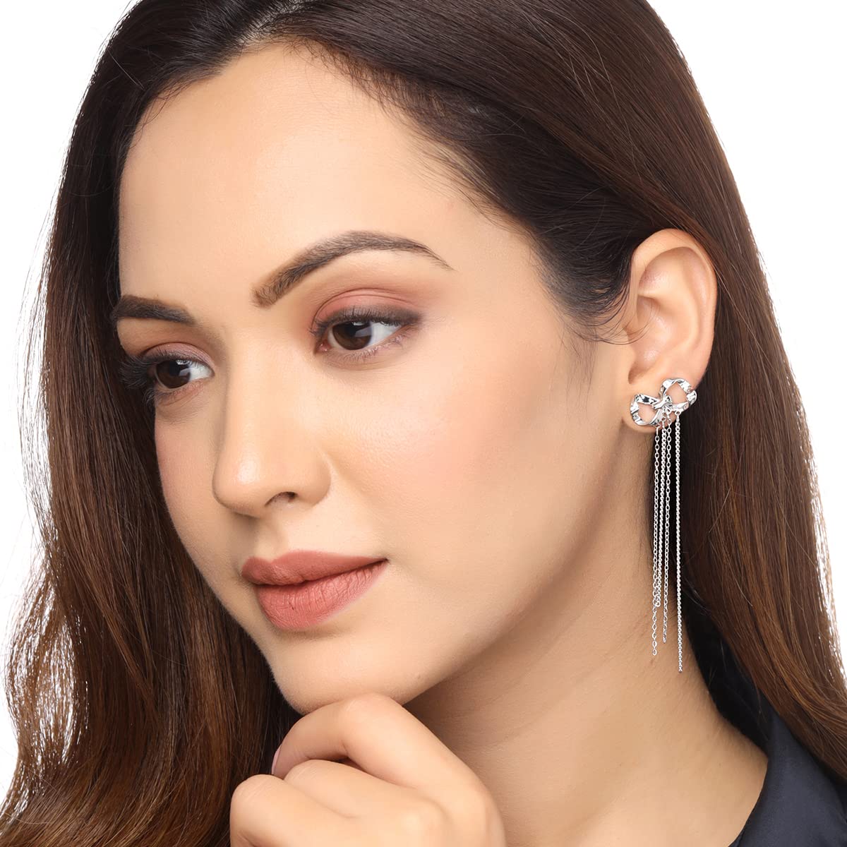 Yellow Chimes gift-ready bow earrings - anniversary present