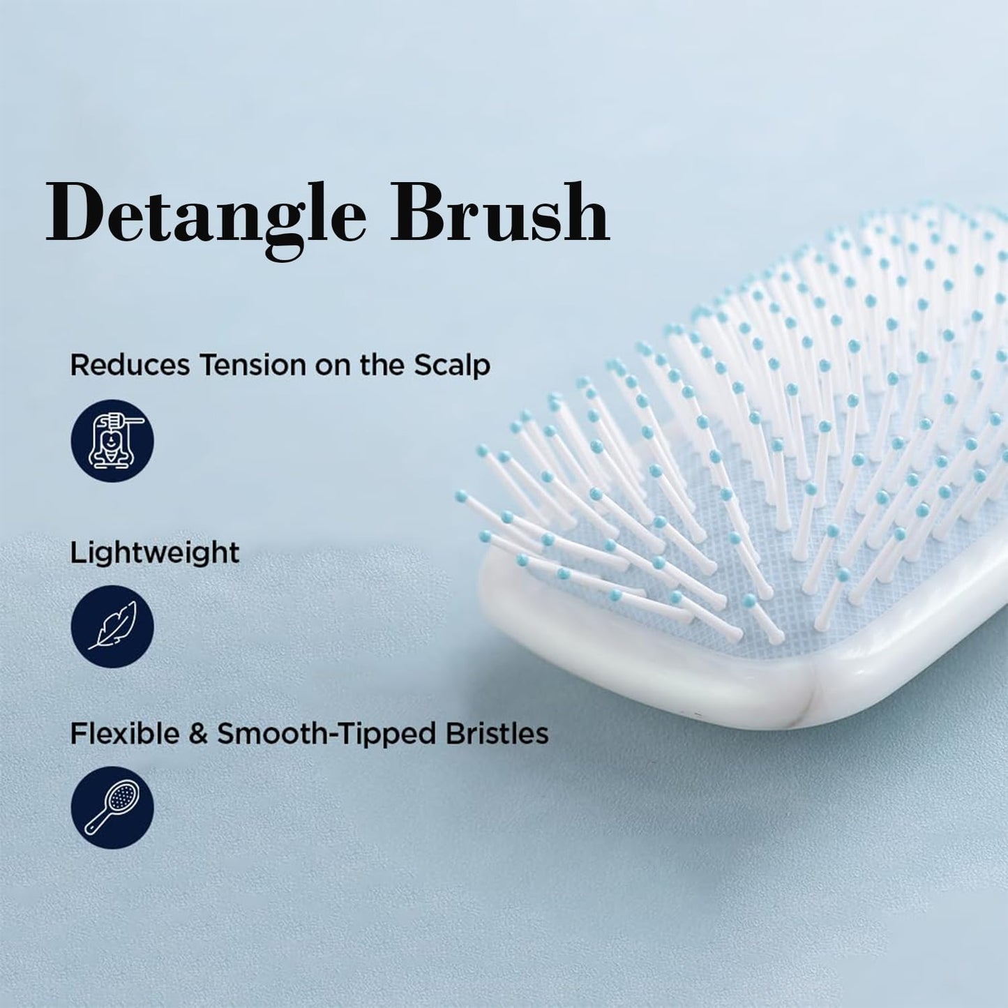 Kuber Industries Hair Brushes - Ergonomic design for comfort