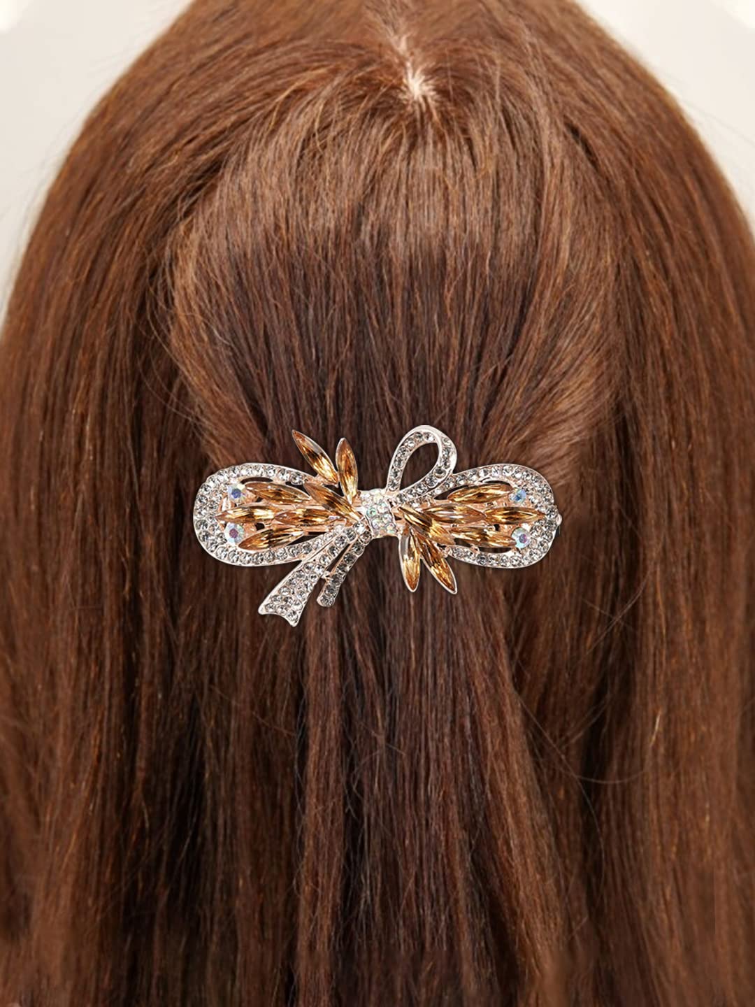 Yellow Chimes Pink Bow Clip - Stylish Gift