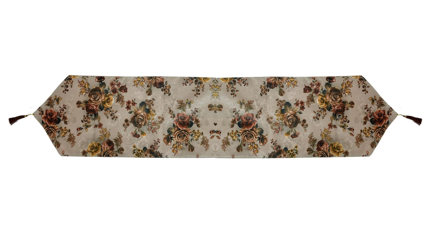 Heart Home brown table runner - Stylish coffee table accent
