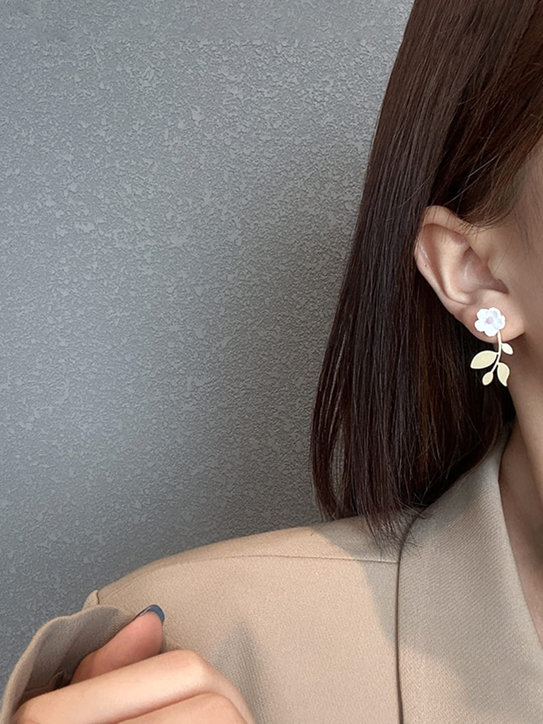 Yellow Chimes gold tone earrings - perfect for parties