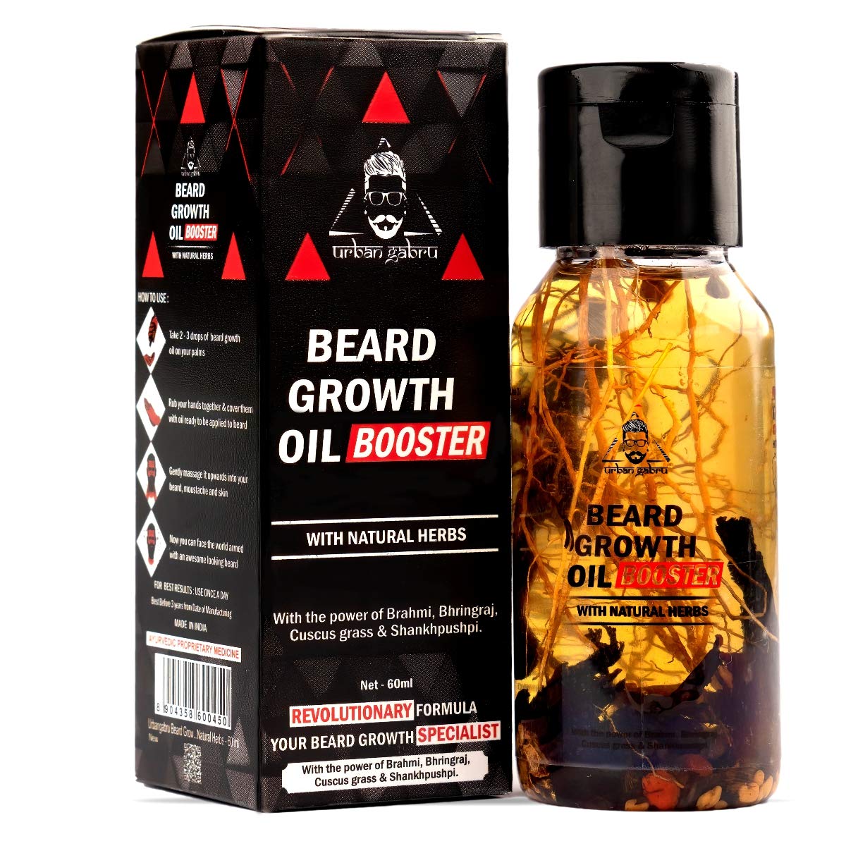 Urban Gabru Beard Booster - Ideal for beard care routine