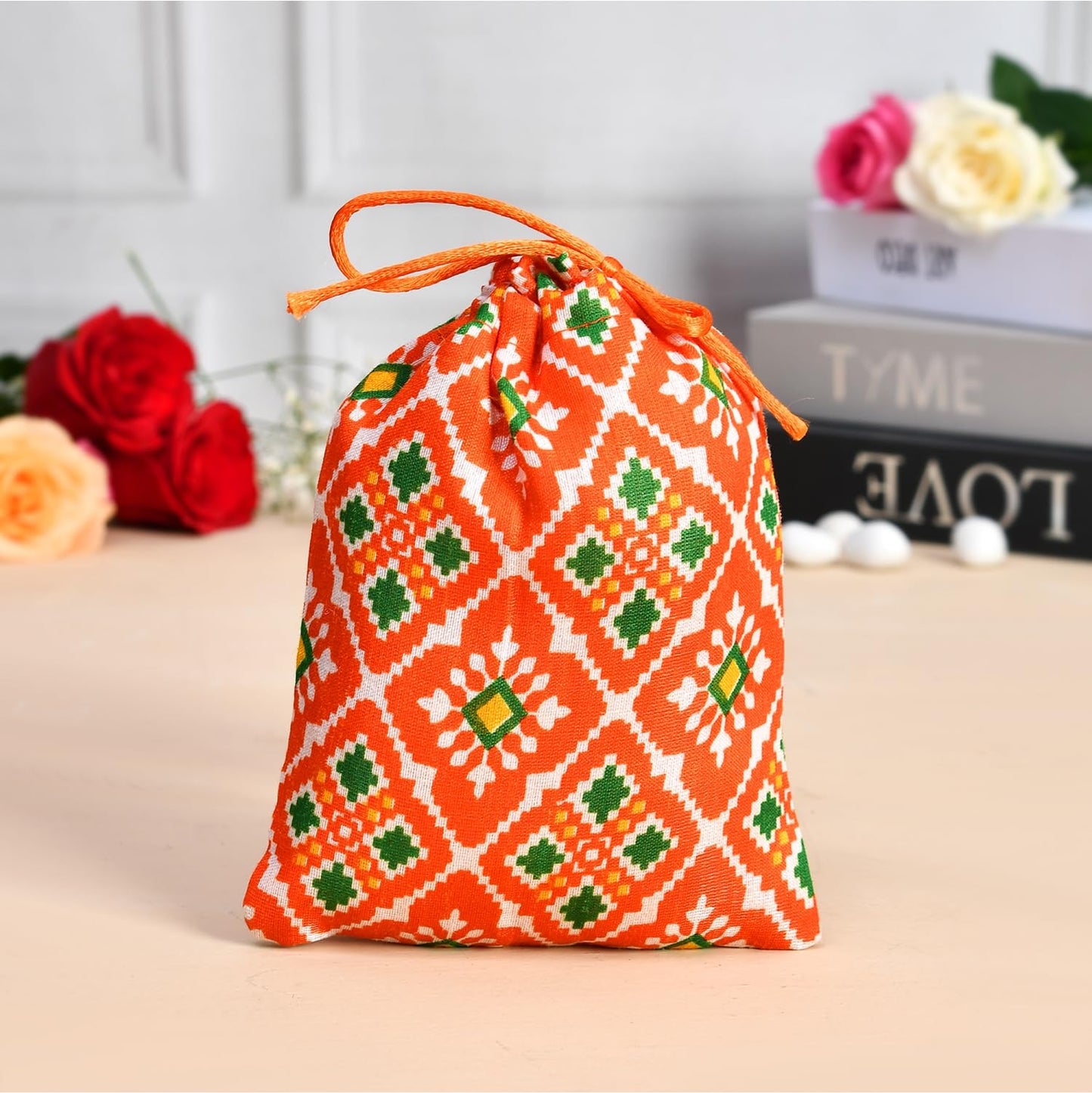 Kuber Industries Heart Home Potli - Wedding Gift Accessory