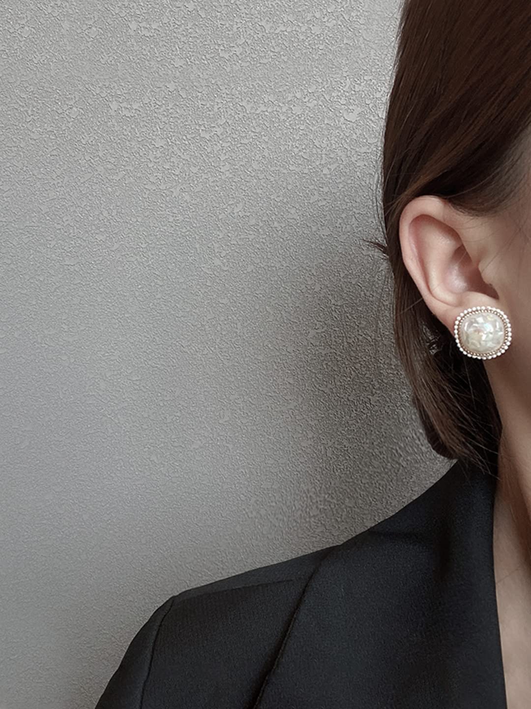 Yellow Chimes Gold Tone Pearl Earrings - beautiful casual wear jewelry