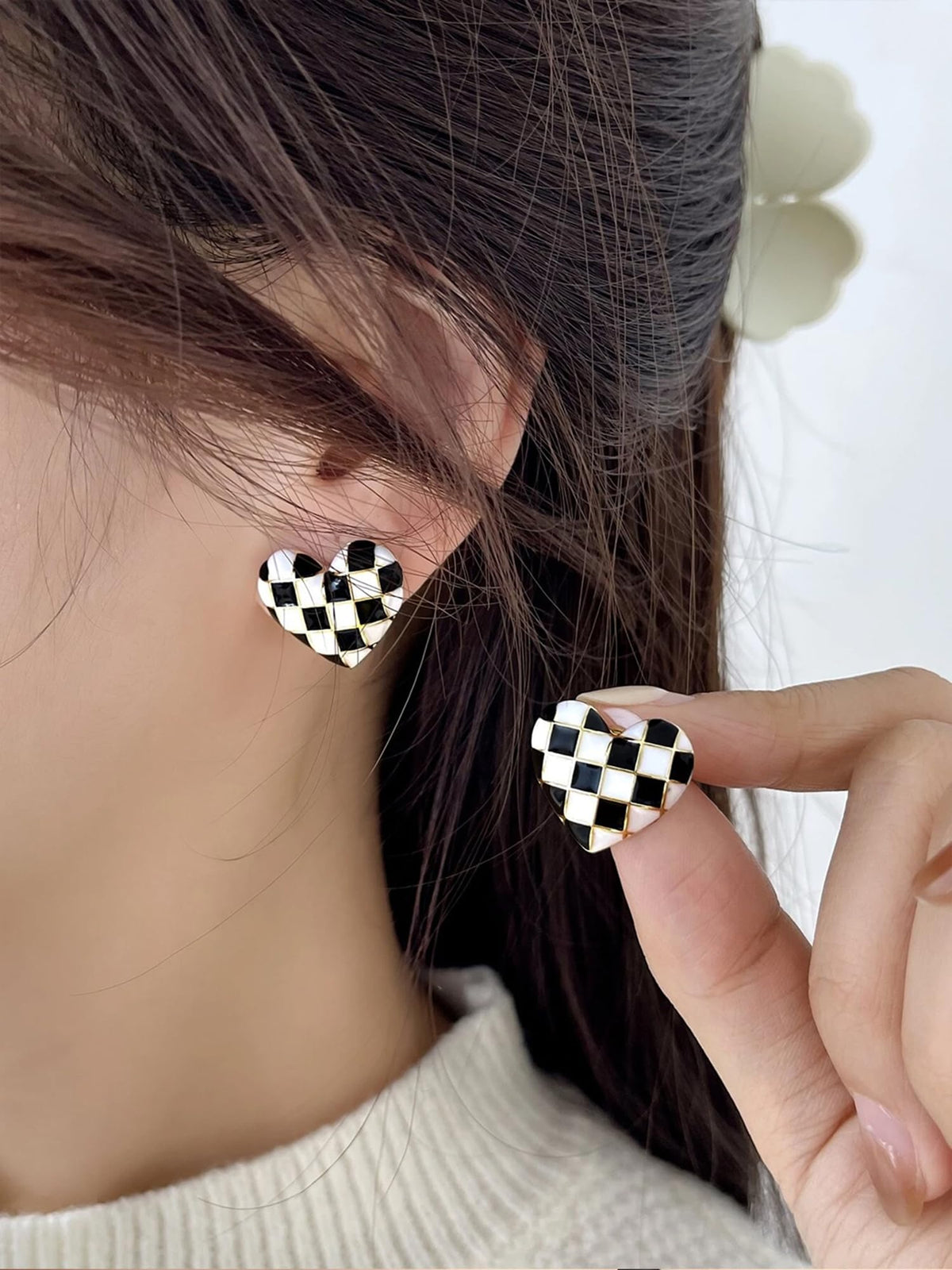 Kairangi Lightweight Heart Earrings - Perfect for Celebrations