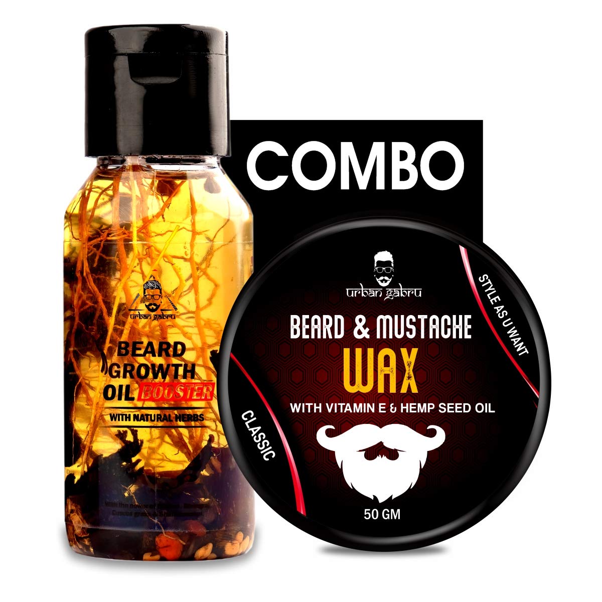 Urban Gabru beard wax - Strong hold finish