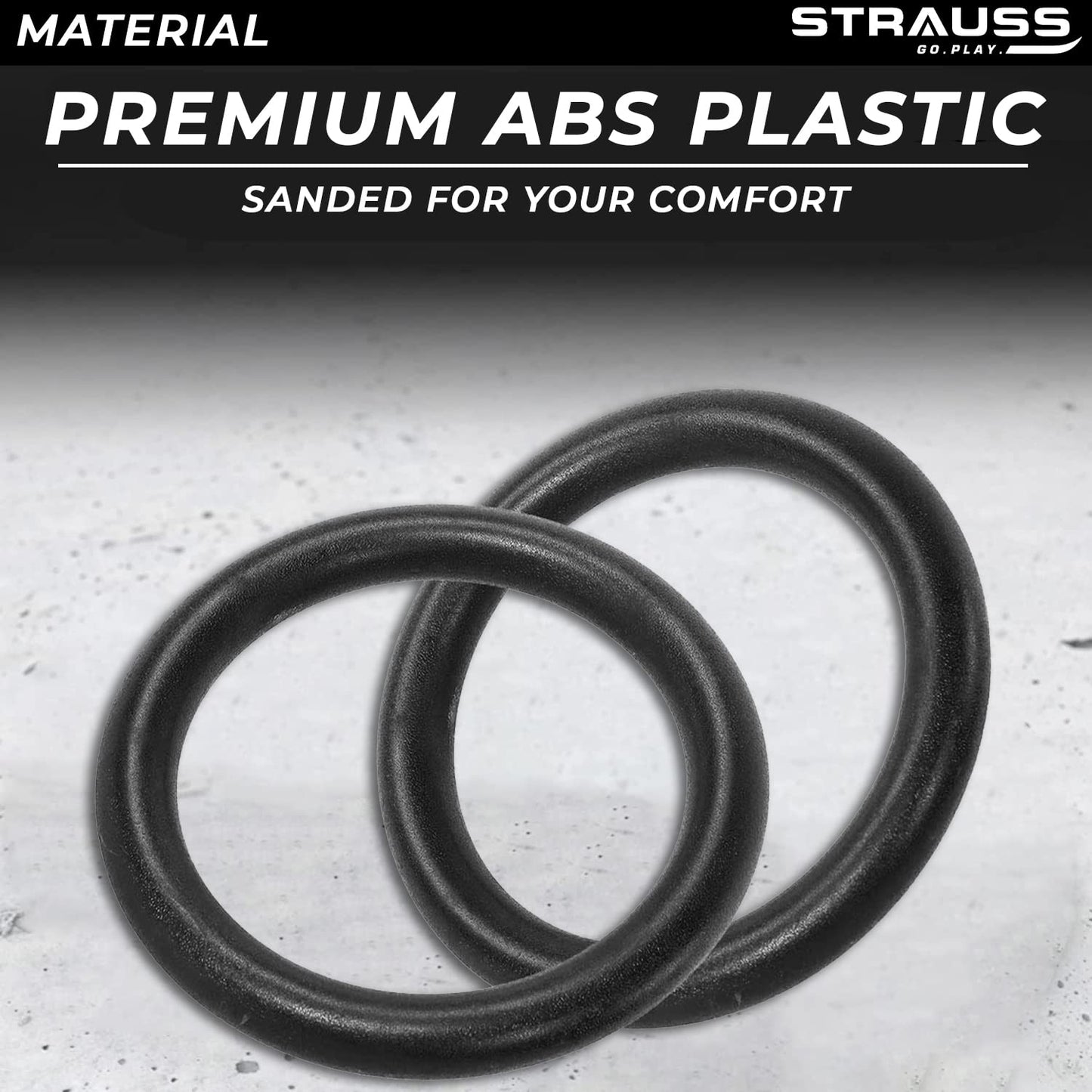 Strauss Gymnastics Ring - Versatile for full body workouts