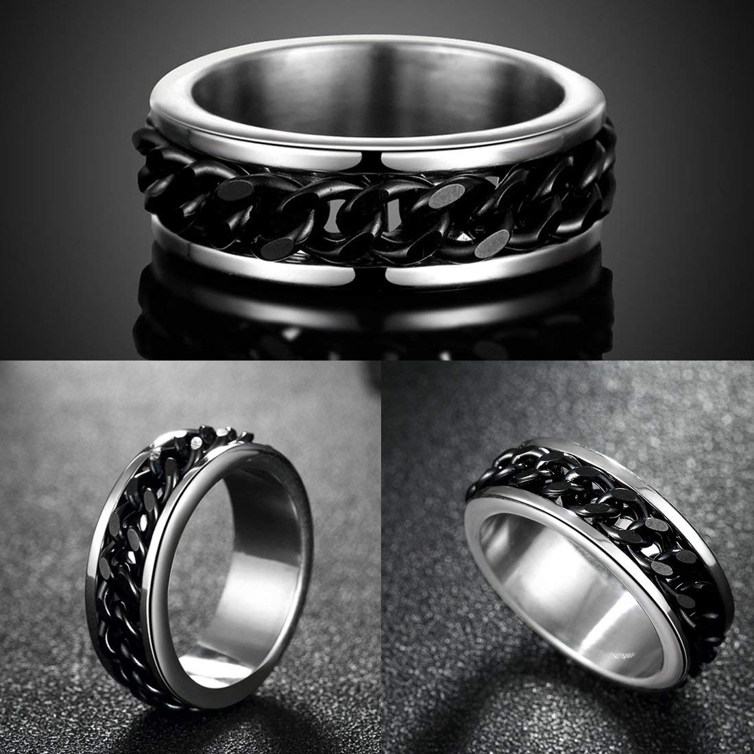 Yellow Chimes trendy men's fashion ring - great gift for friends