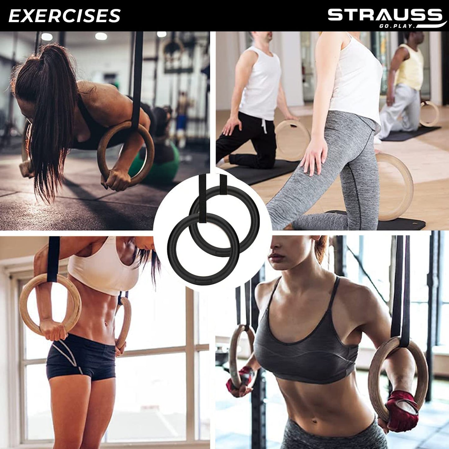 Strauss ABS Gymnastics Ring - Strength training sessions