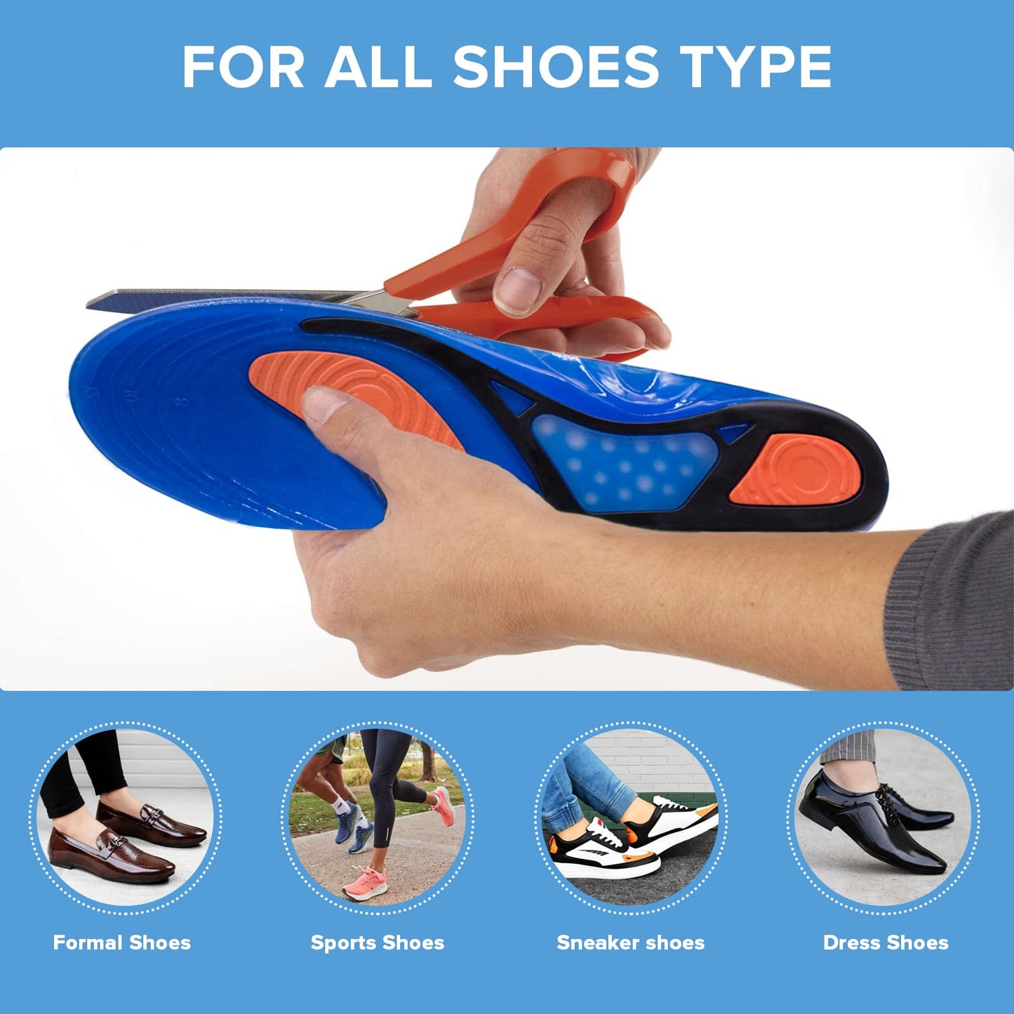 Dr Foot Insoles - Ideal for Daily Walking
