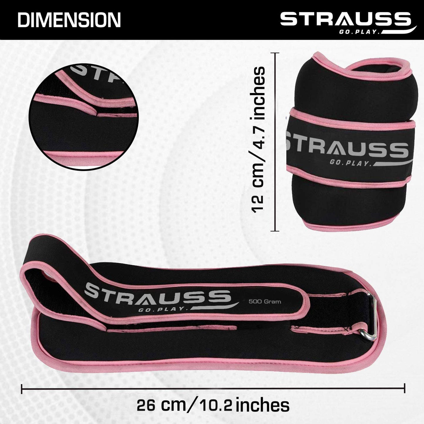Strauss Ankle Weights - Comfort and Durability