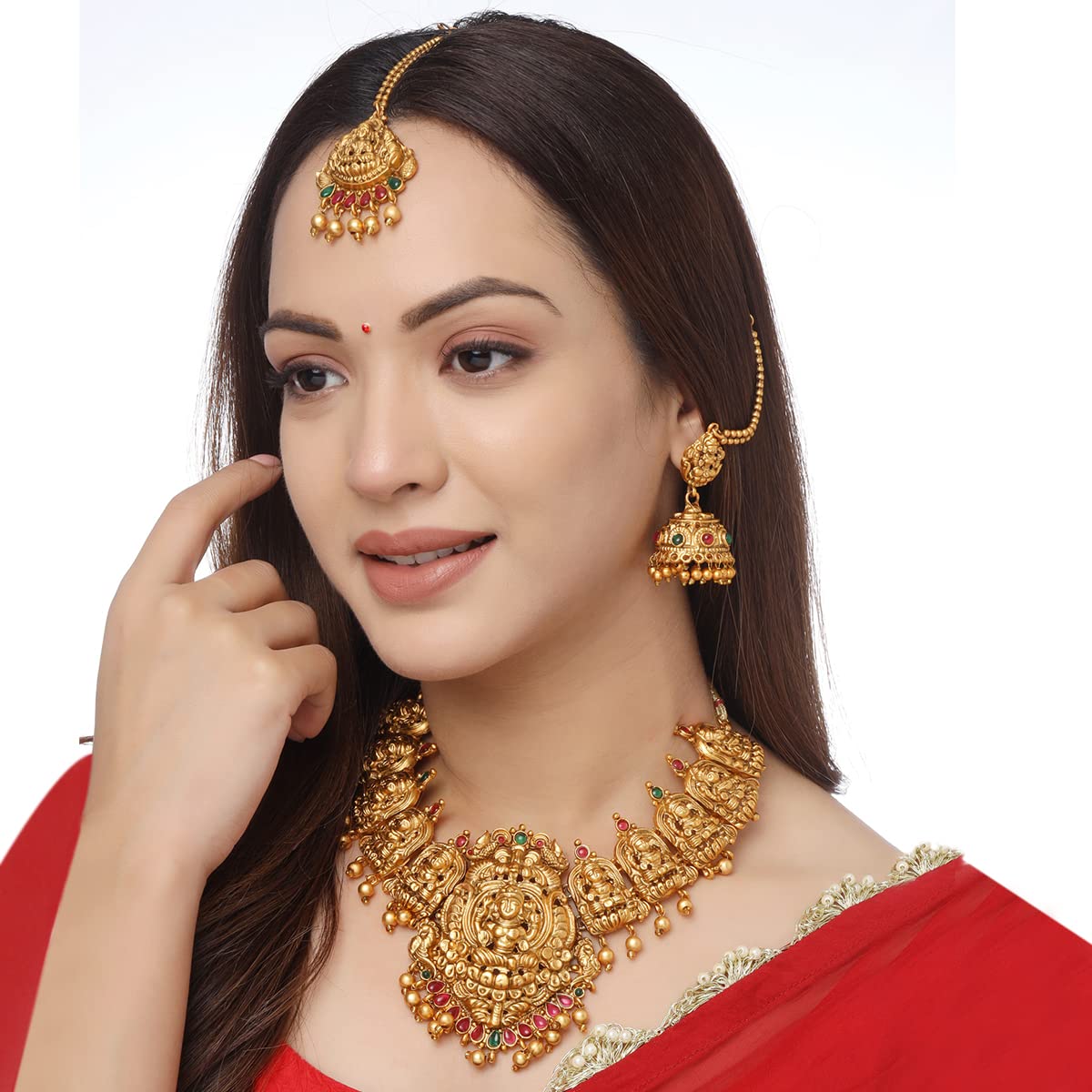 Yellow Chimes Maangtikka - Perfect for cultural events