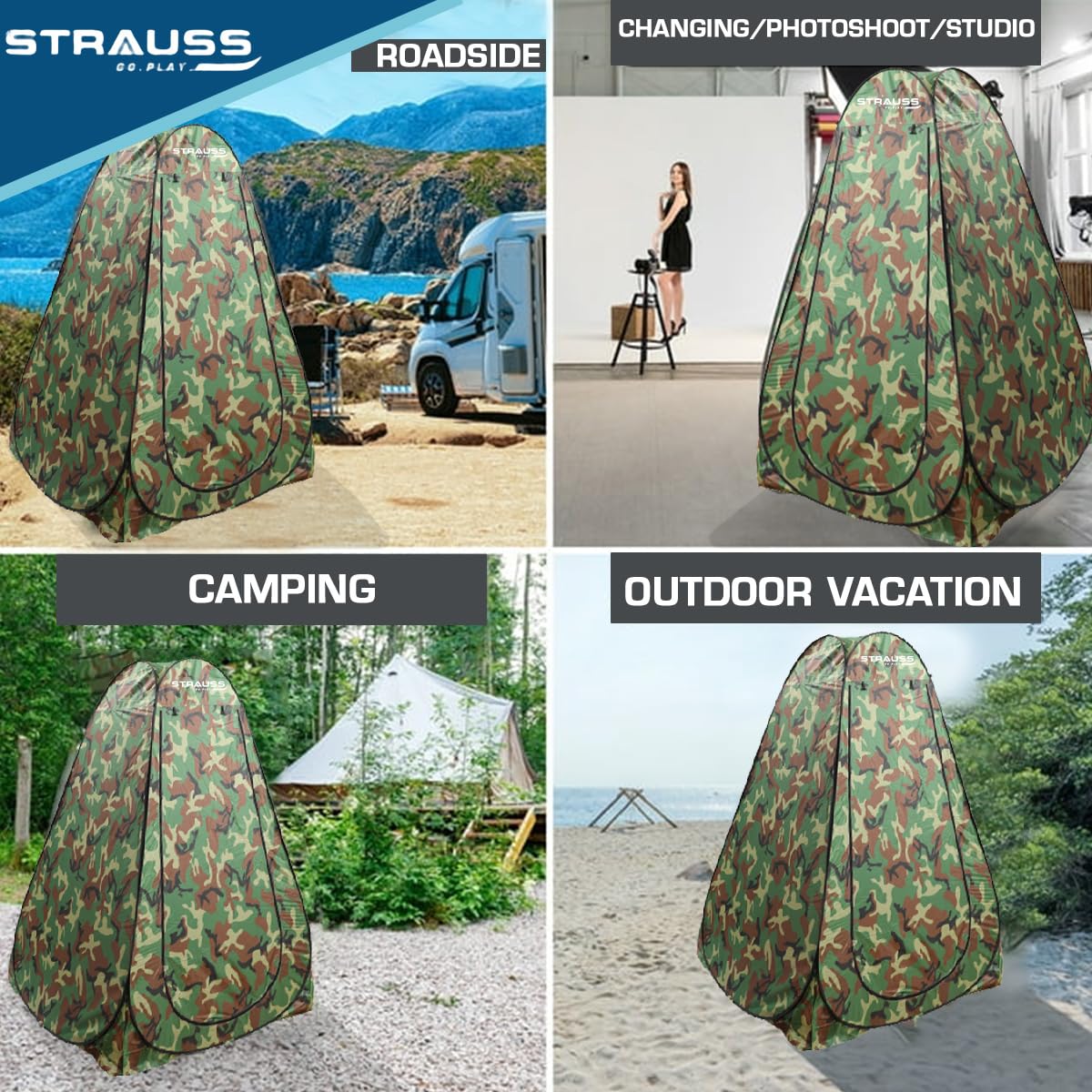 STRAUSS portable changing tent - beach shower convenience