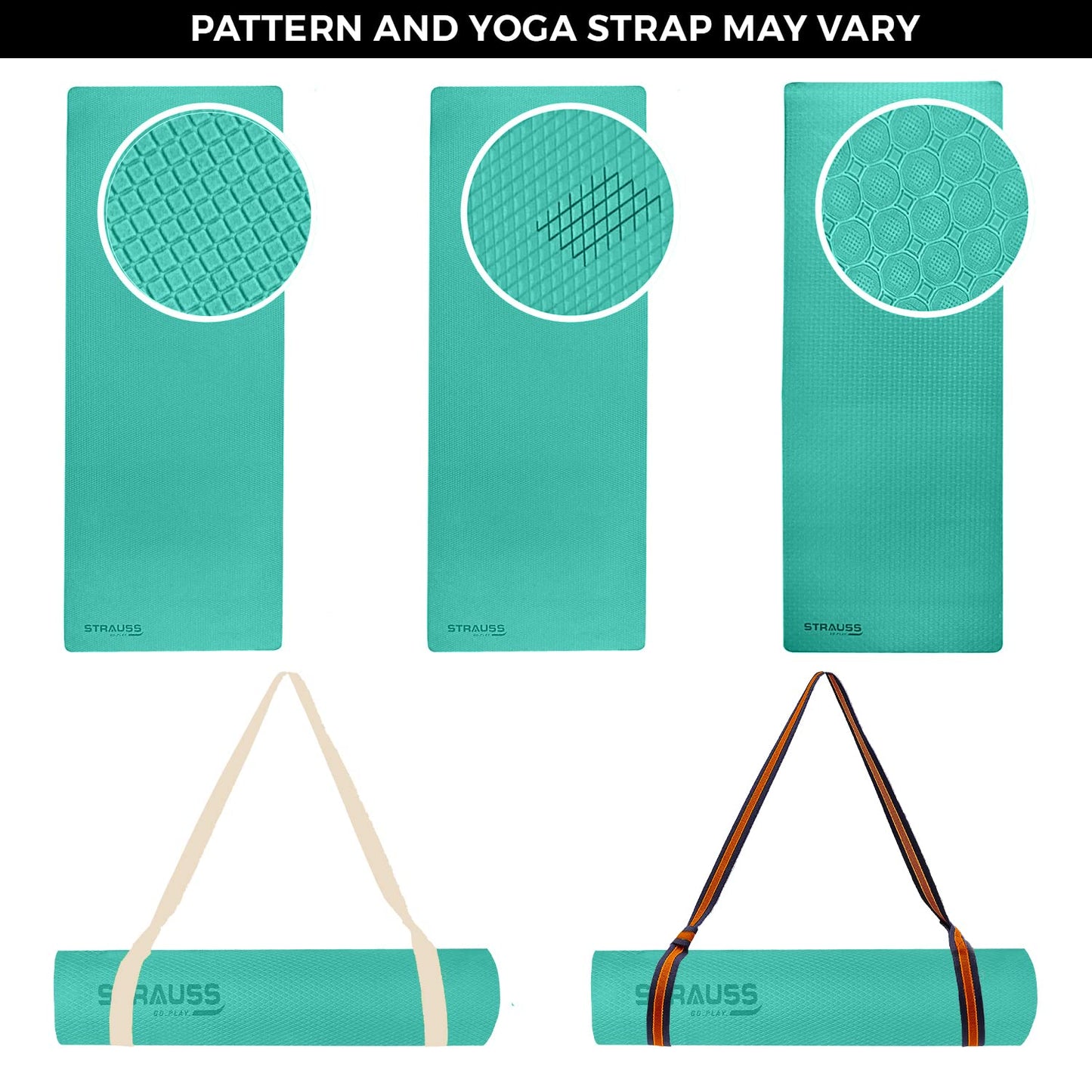 Strauss Anti Skid Yoga Mat - Meditation Sessions