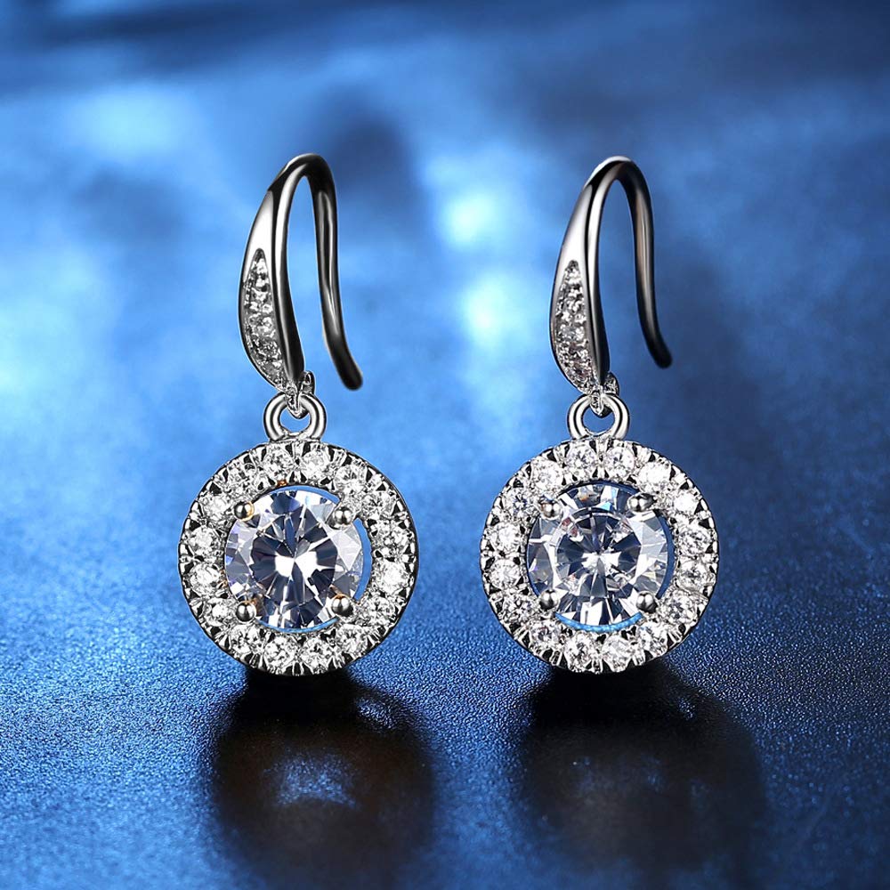 Yellow Chimes White Crystal Drop Earrings - Casual outing jewelry