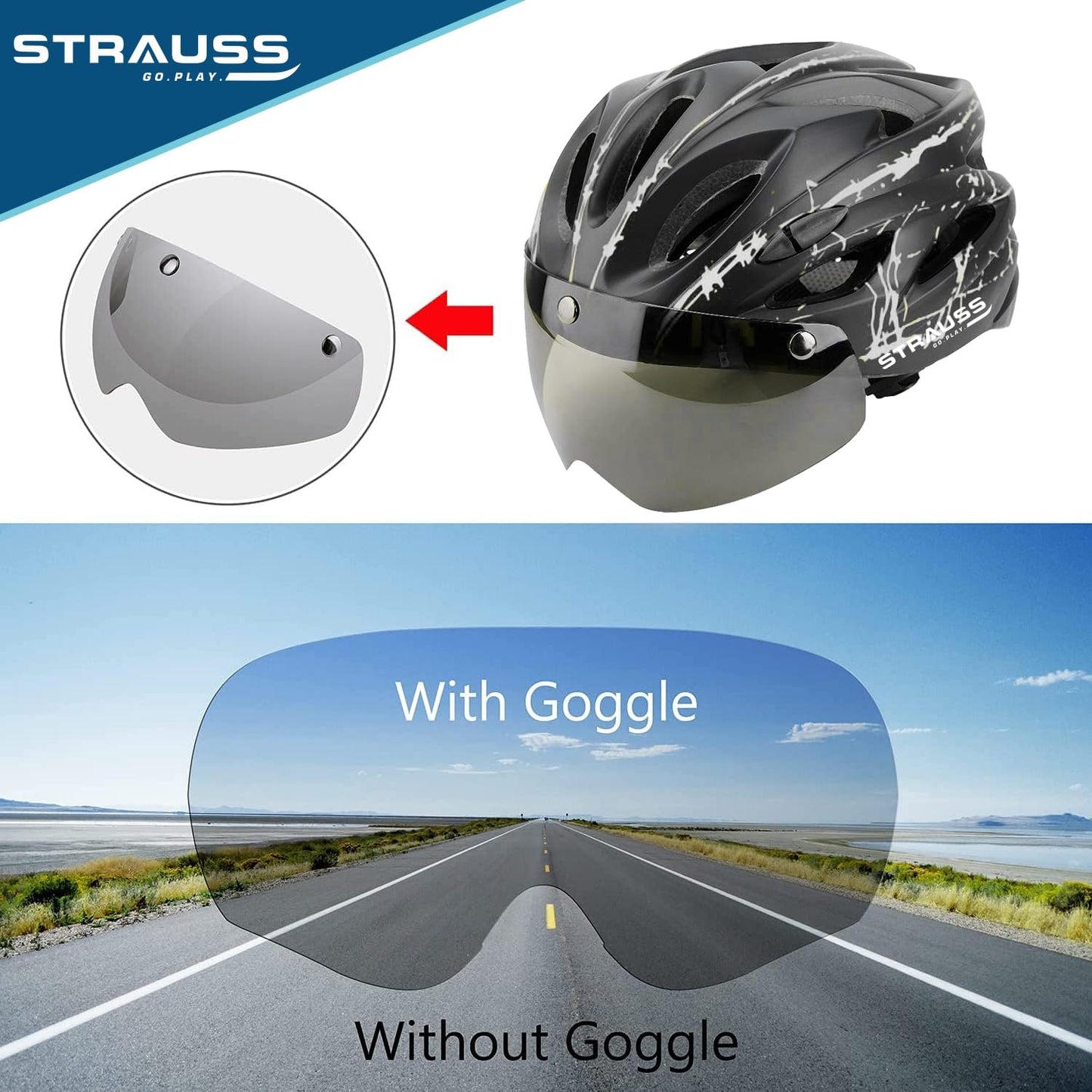 Strauss Cycling Helmet - Safety Gear