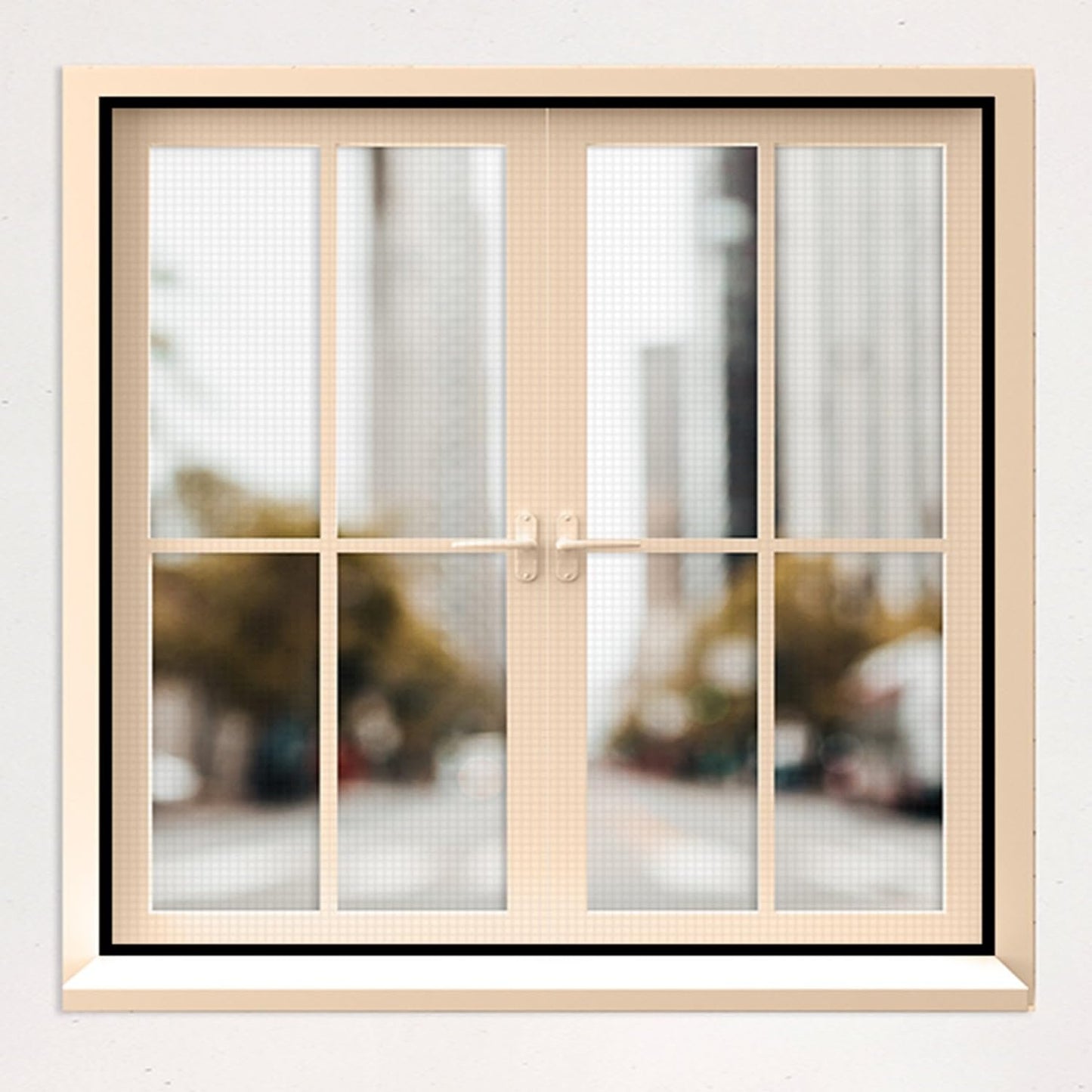 Classic Mosquito Net for Windows - Elegant brown color for style