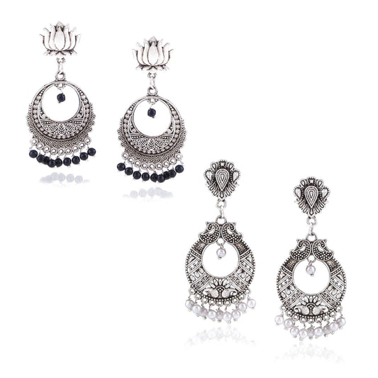 Yellow Chimes glamorous earrings set - for casual or festive wear