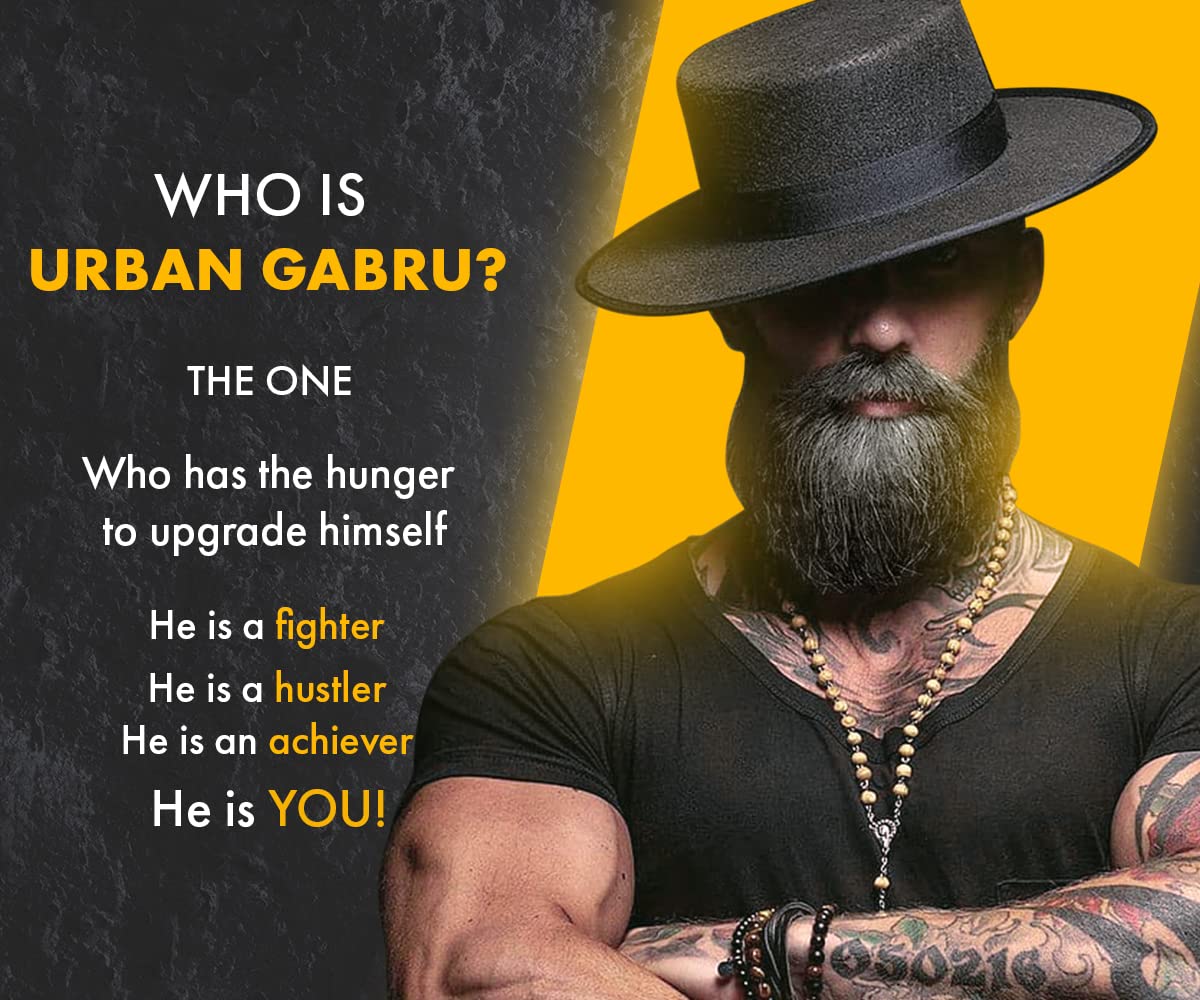 UrbanGabru beard oil - enhances beard texture and softness