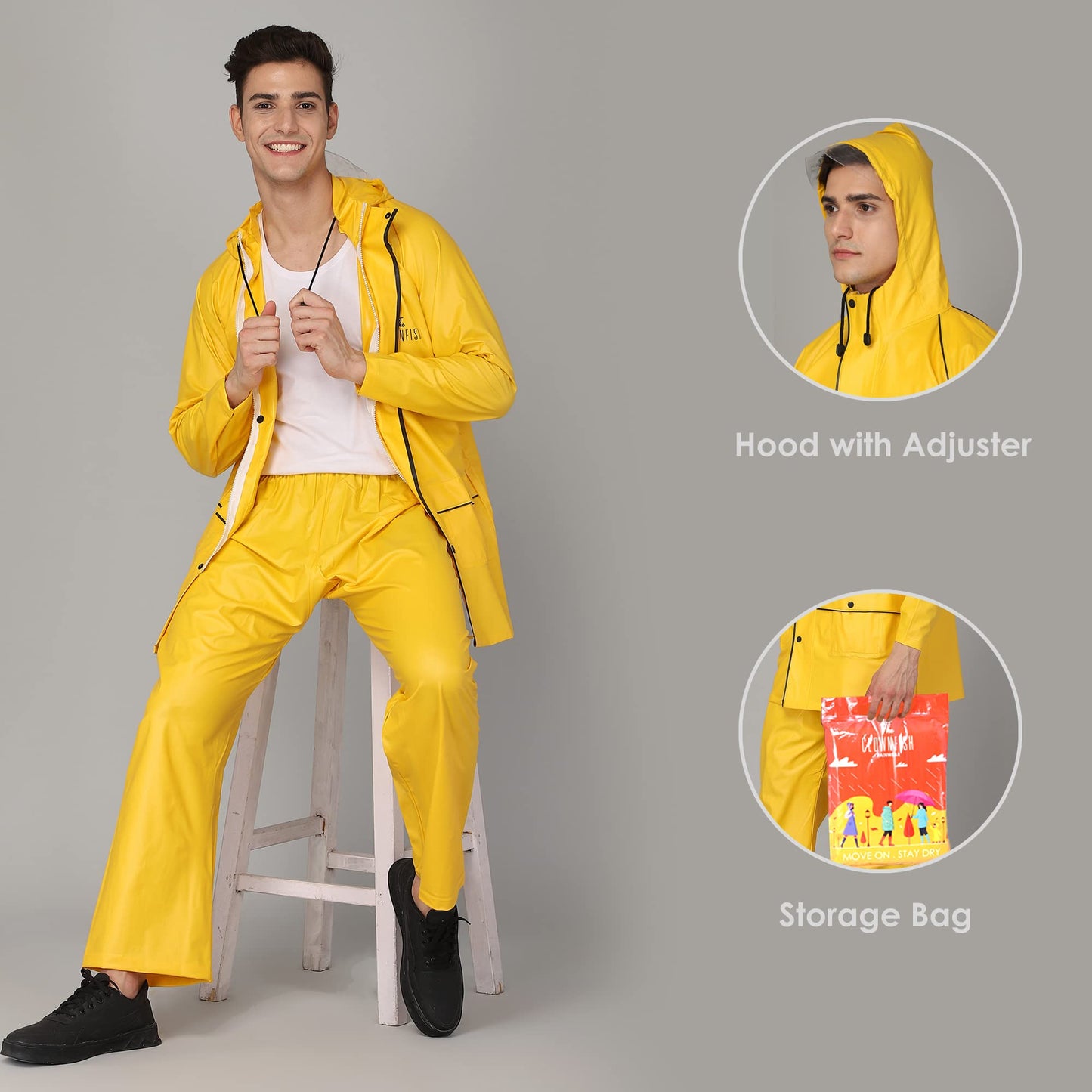 Clownfish waterproof raincoat - protecting from the rain