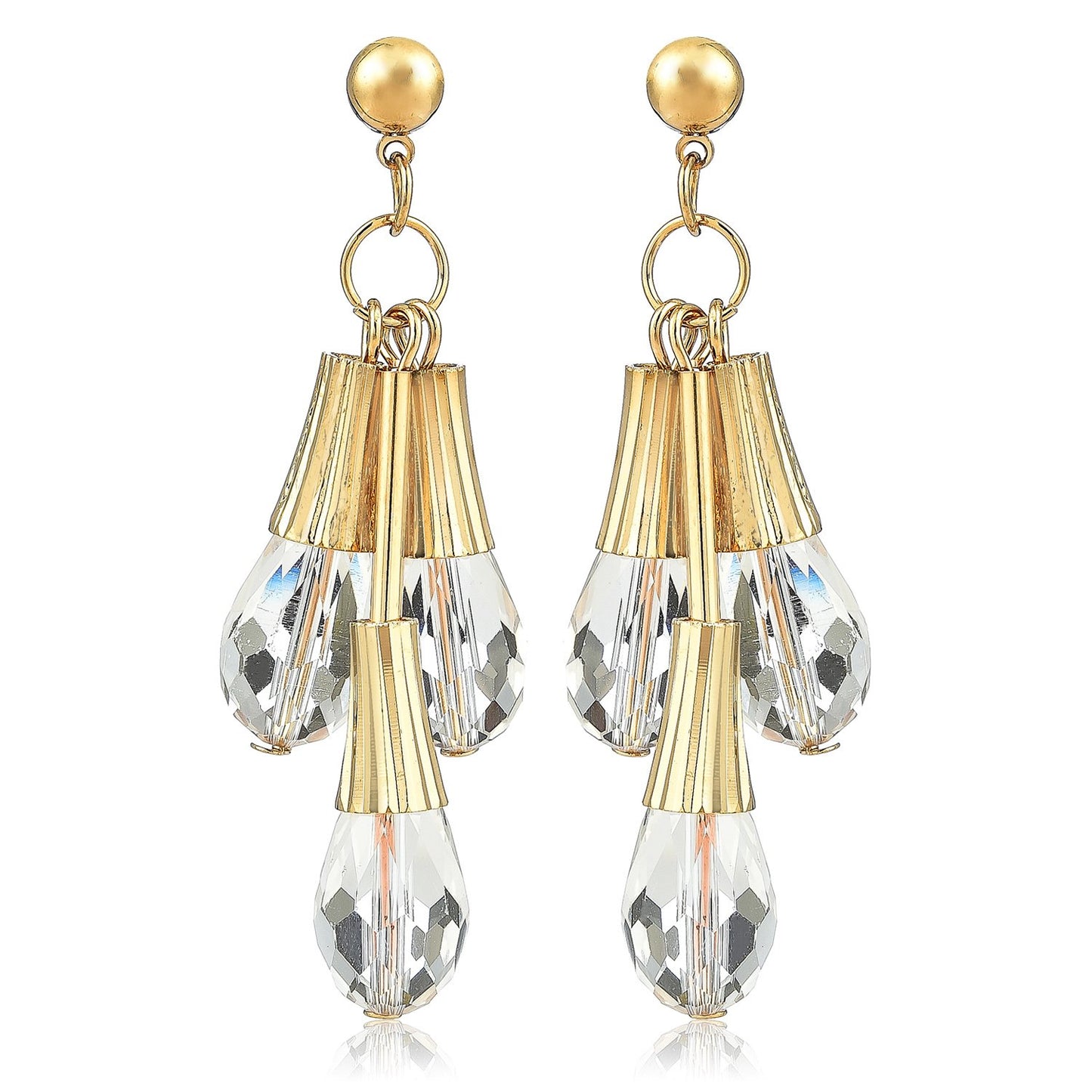 Yellow Chimes Moxie earrings - trendy fashion accessory