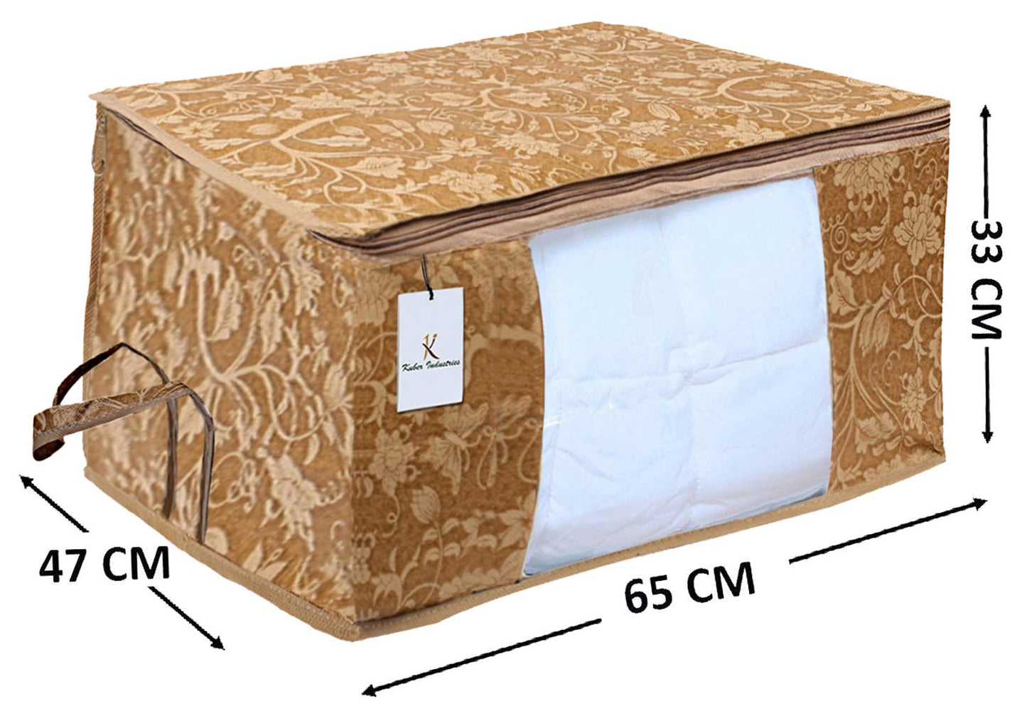 Kuber Industries beige storage bag - furniture protection