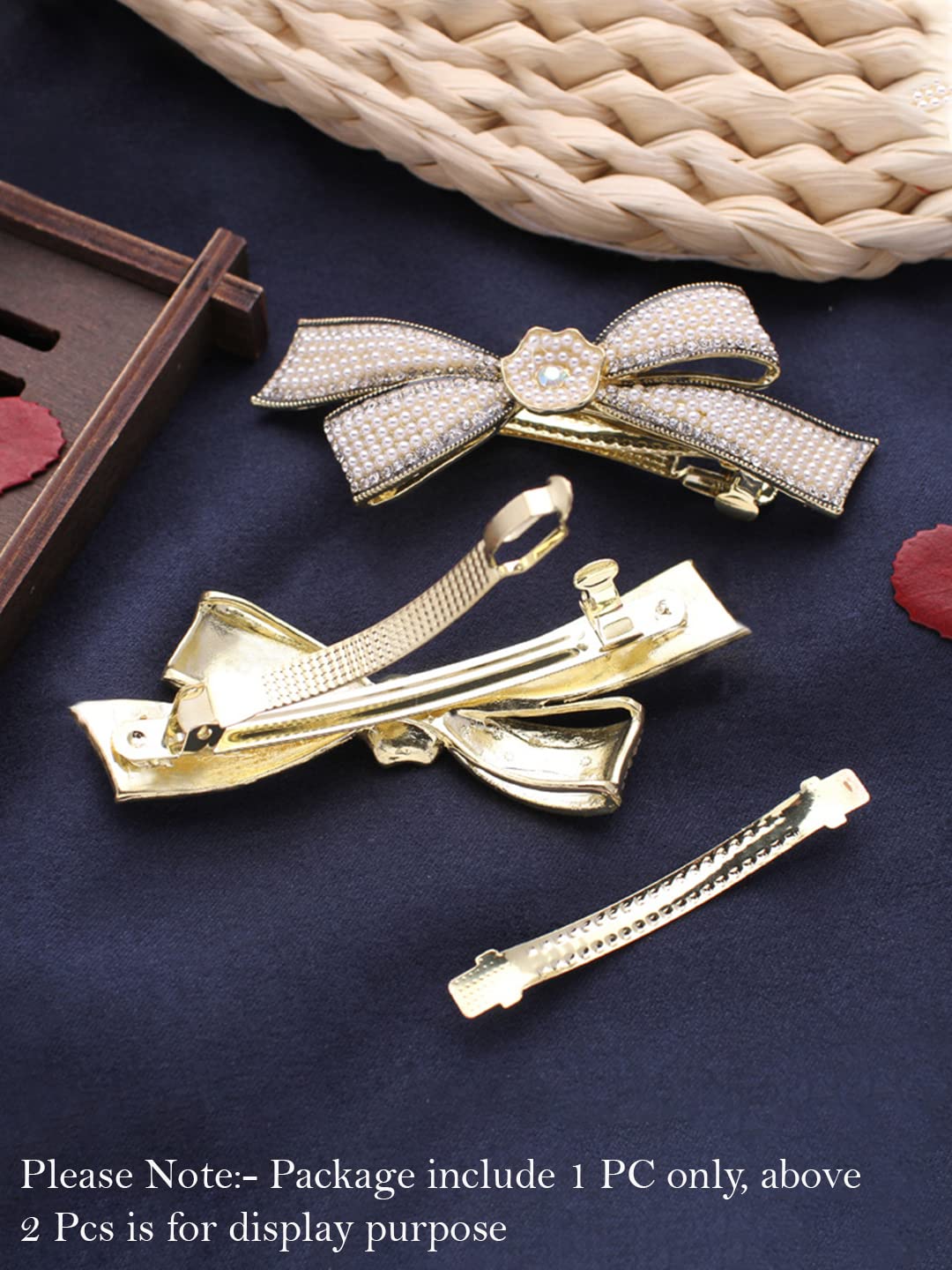 Yellow Chimes Hair Clip - Durable alloy construction