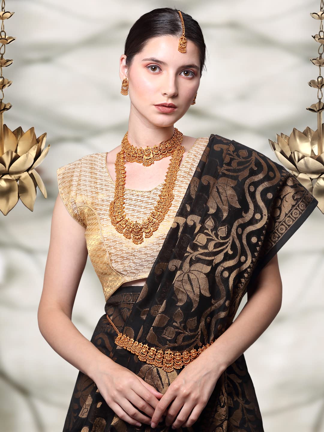 Yellow Chimes Kamarbandh - Enhance your festive look