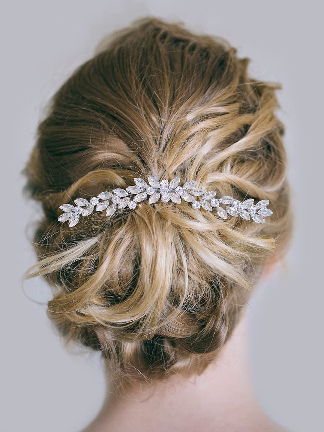 Yellow Chimes stylish hair clip - glamorous wedding hair pin