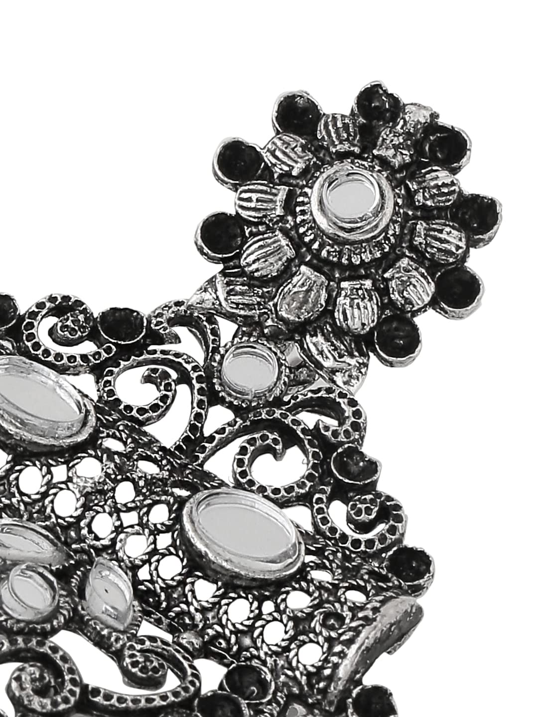 Yellow Chimes Chandbali Earrings - Perfect for parties