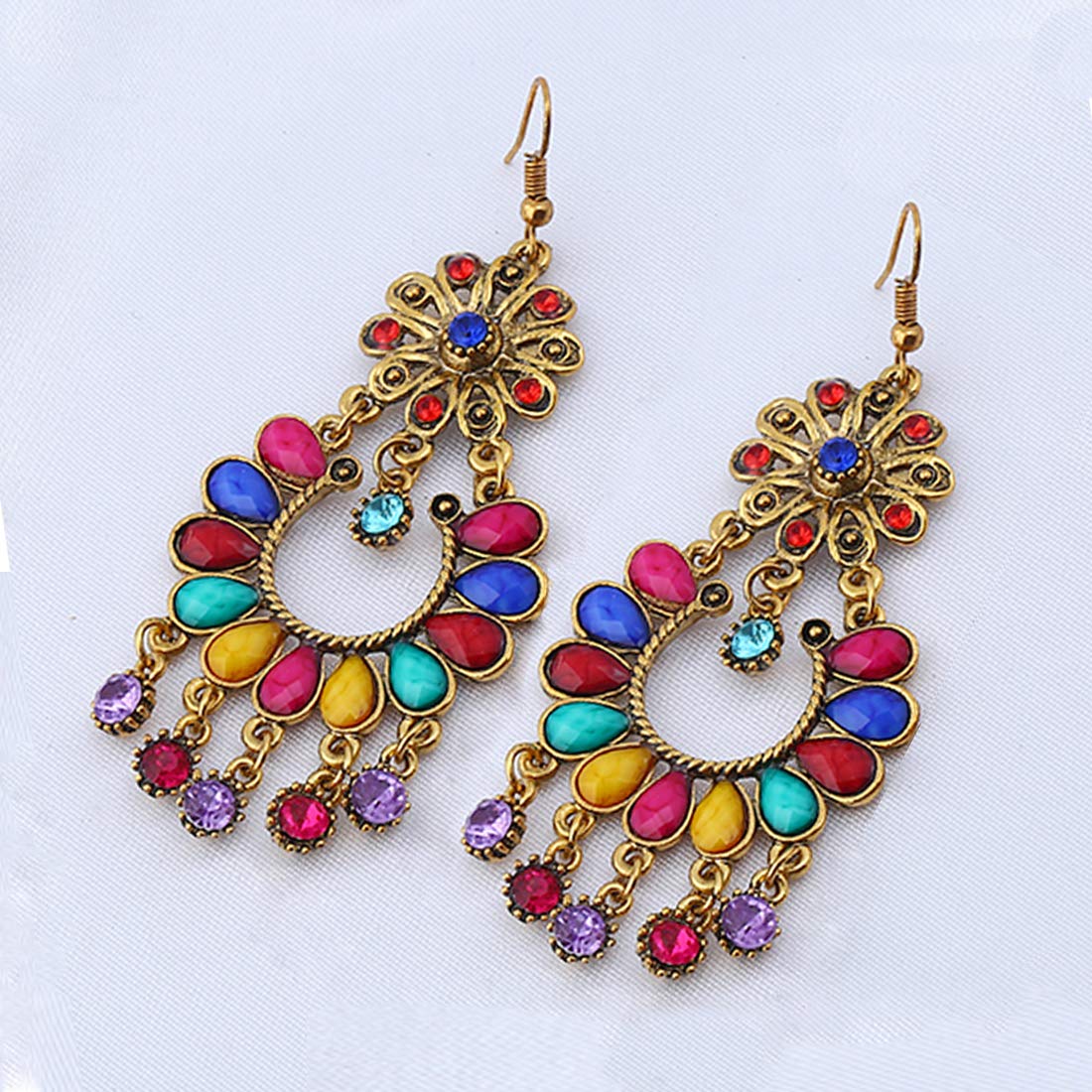 Yellow Chimes Chandbali earrings - perfect gift for her