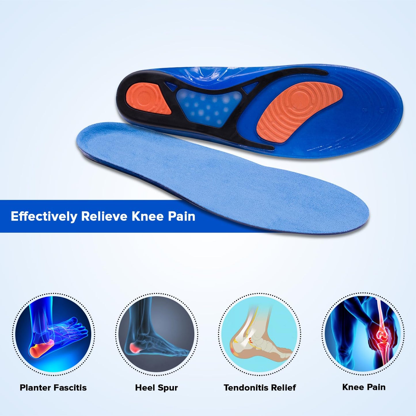 Dr Foot Knee Pain Insoles - Improved Shoe Fit