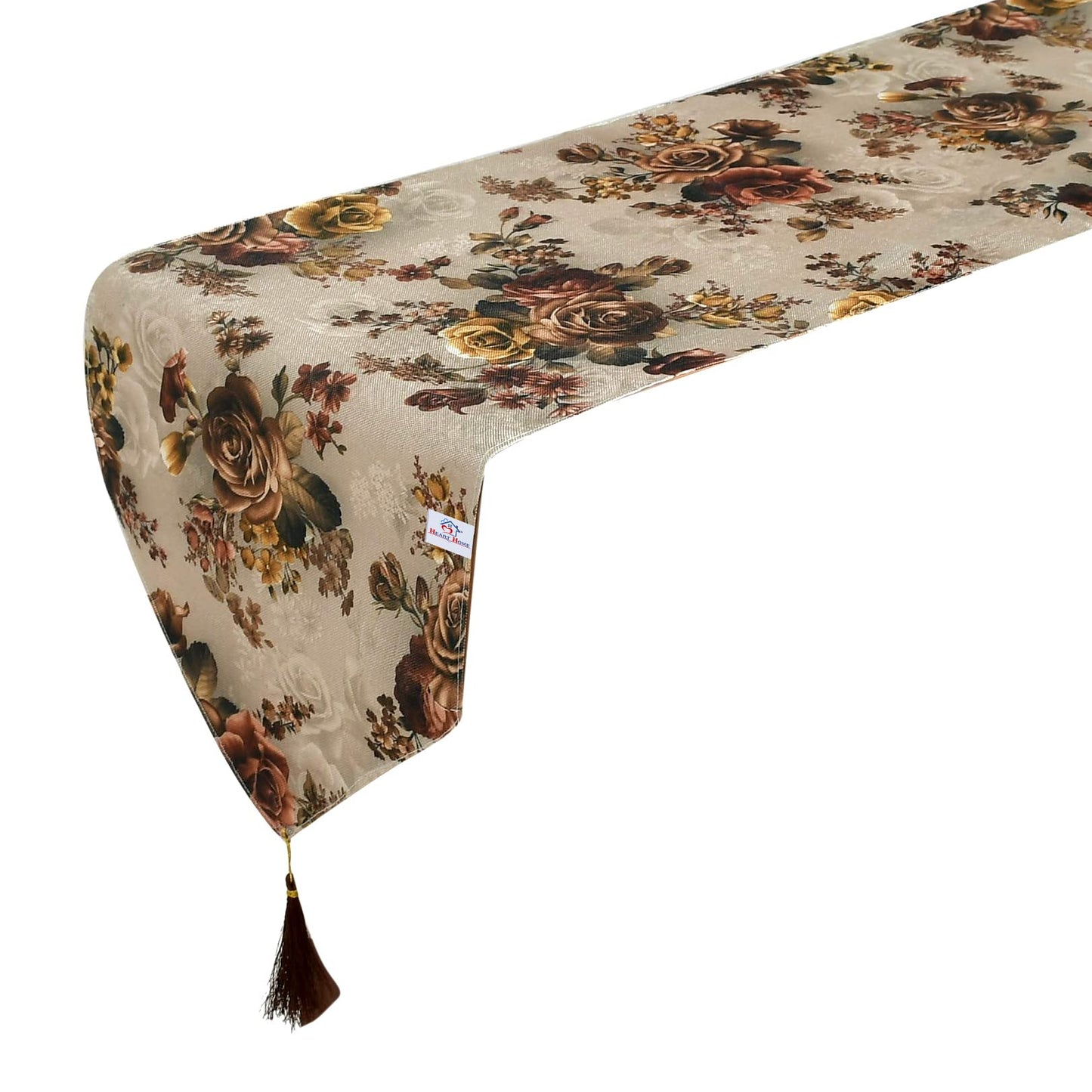 Heart Home floral table runner - Enhancing picnic settings
