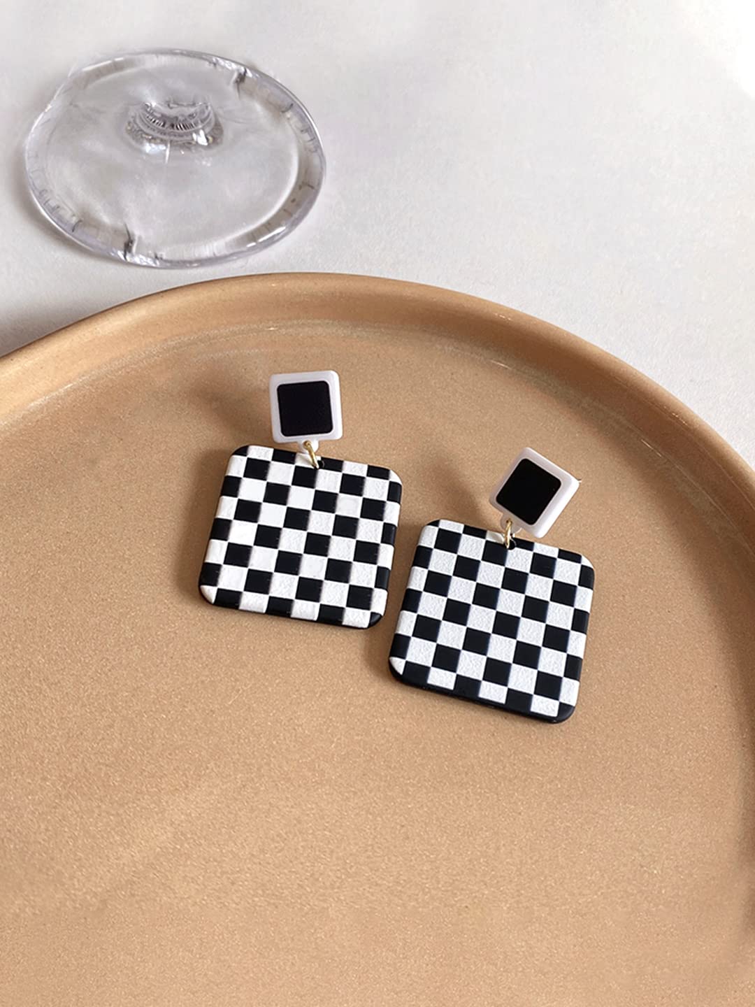 unwind gold toned geometric earrings - elegant gift