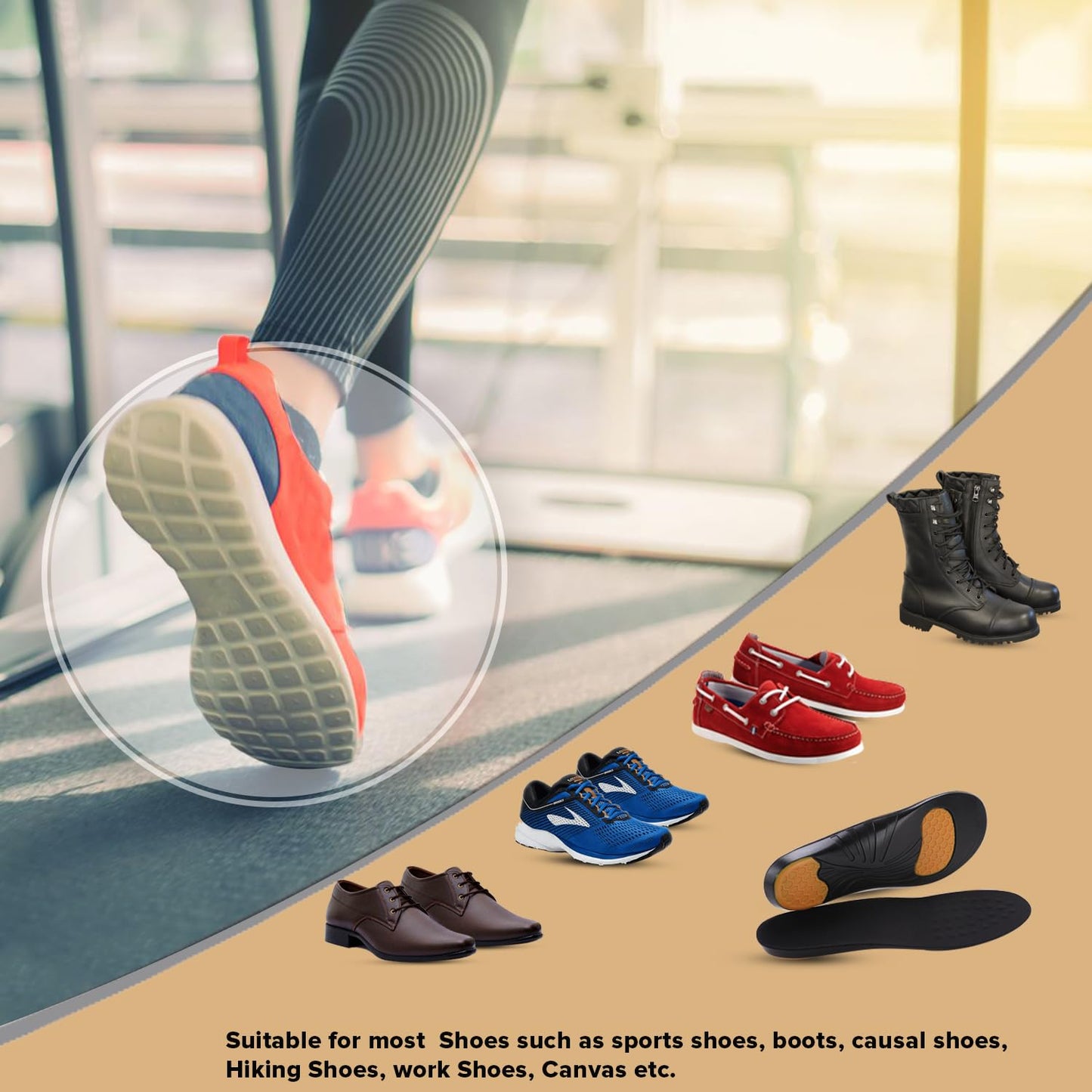 Dr Foot insoles for shoes - office wear comfort