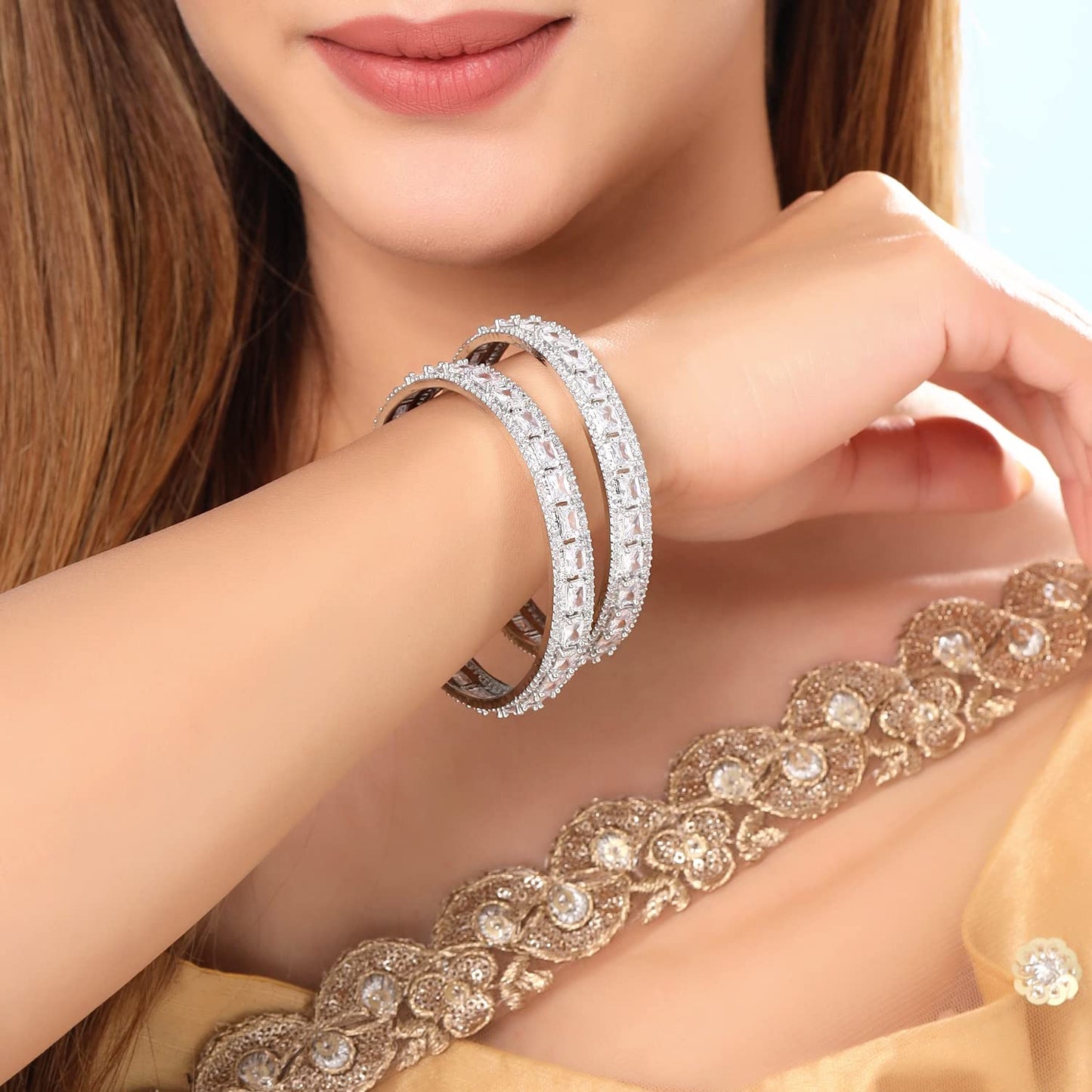 Yellow Chimes Stylish Bangle Bracelets - Great for casual outings