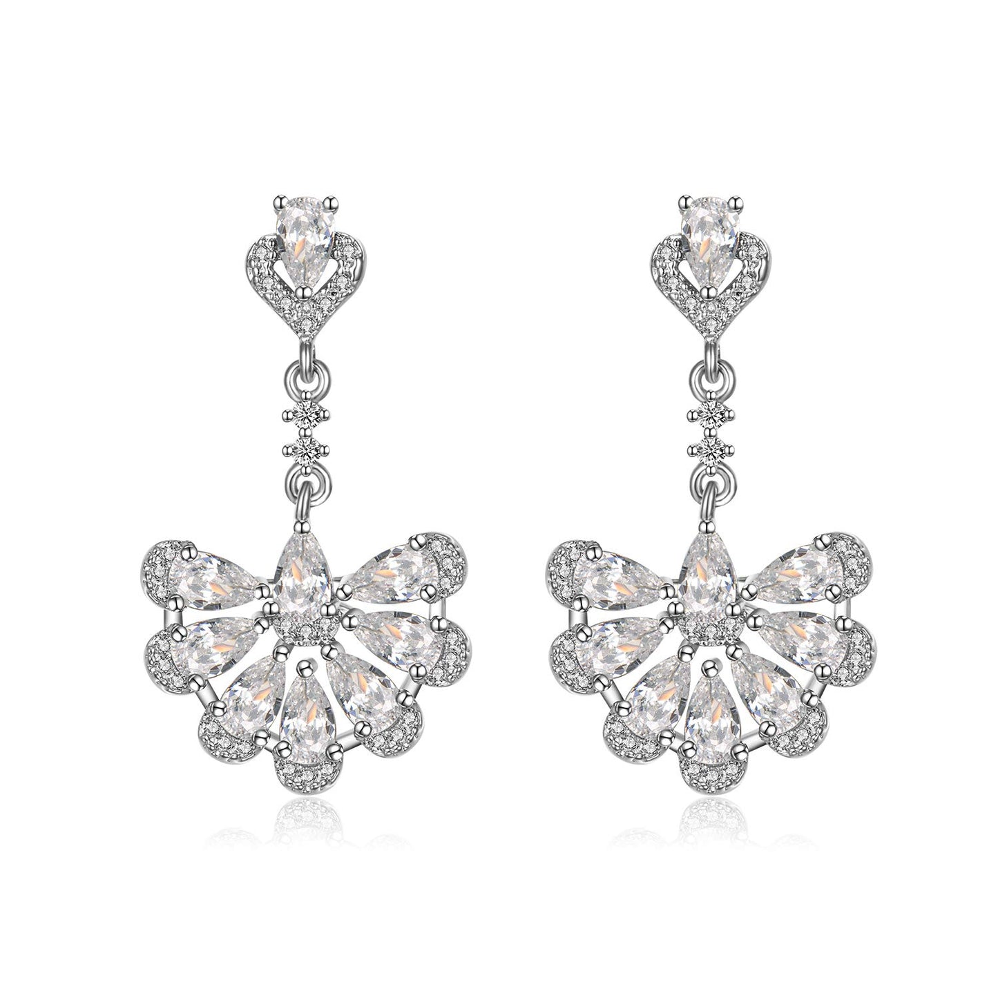 Yellow Chimes Elegant Drop Earrings - Anniversary Present