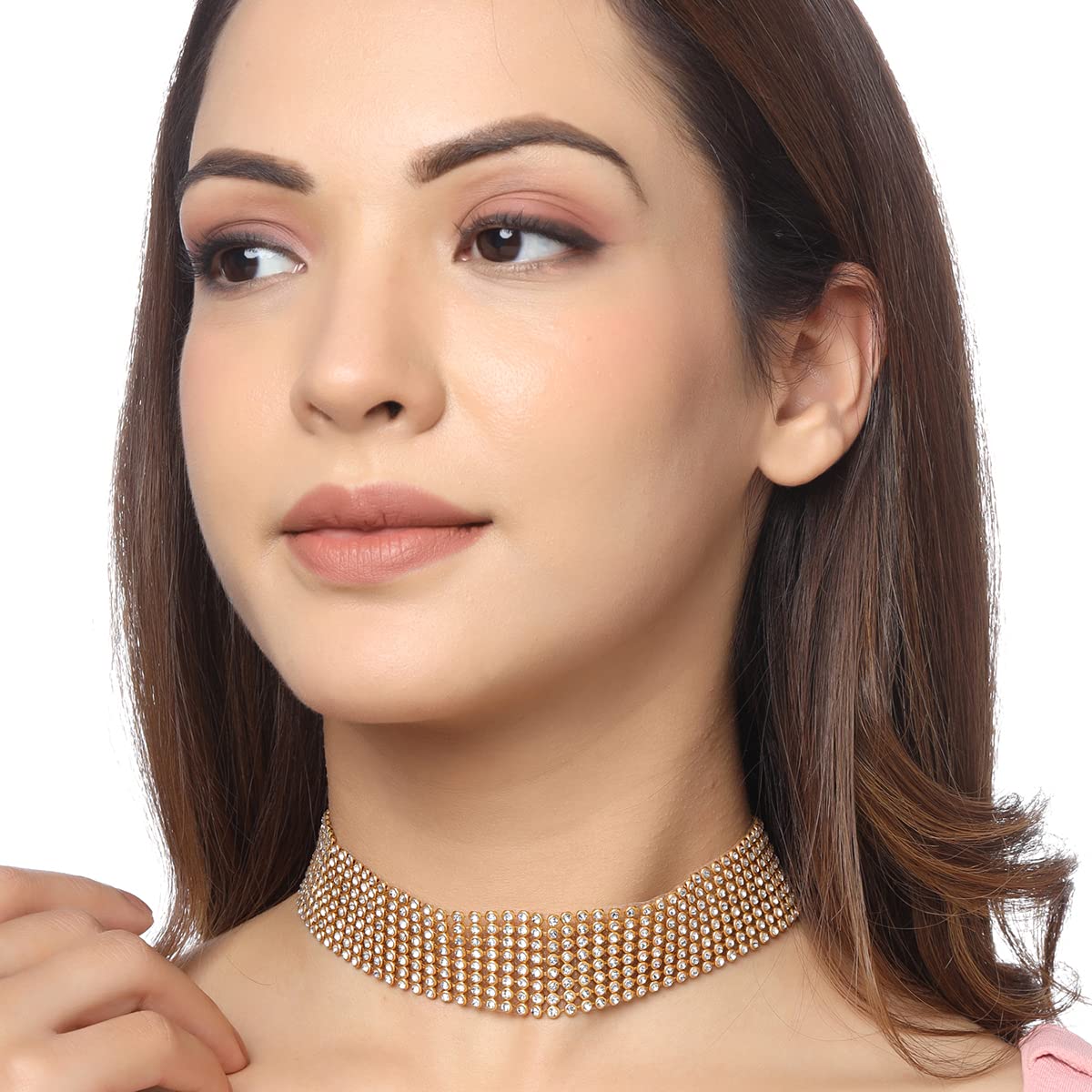 Yellow Chimes Trendy Choker Necklace - Birthday Gift
