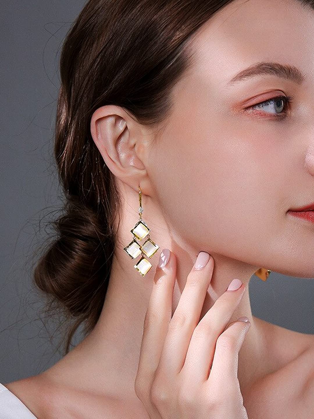 Yellow Chimes women's earrings - ideal for anniversaries