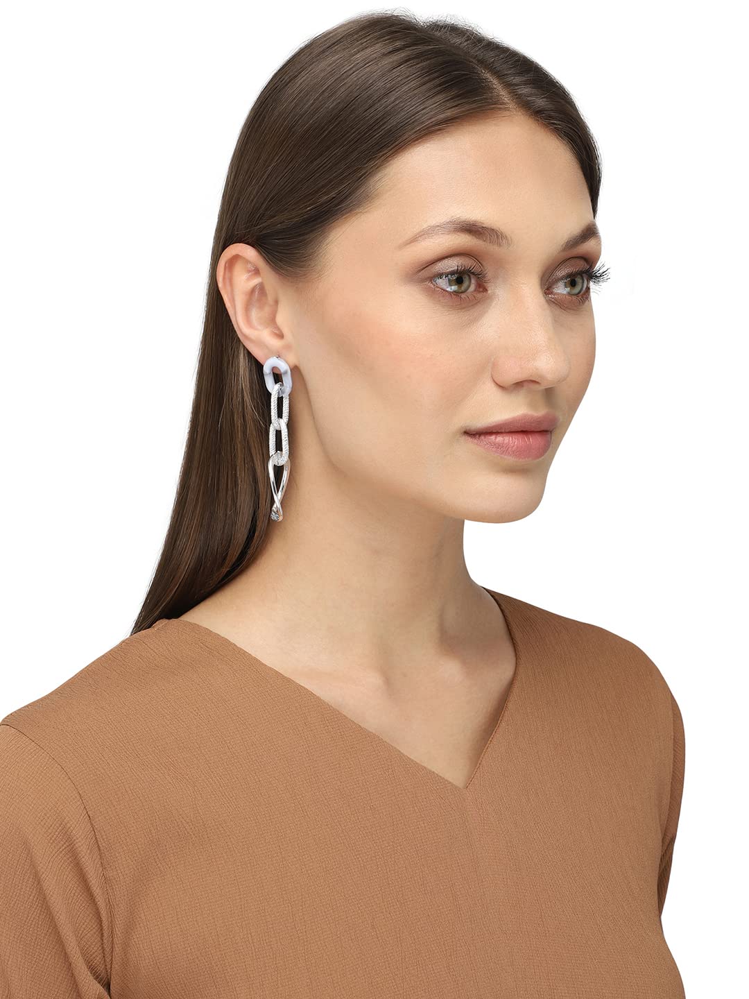 Yellow Chimes drop earrings - anniversary gift for wife
