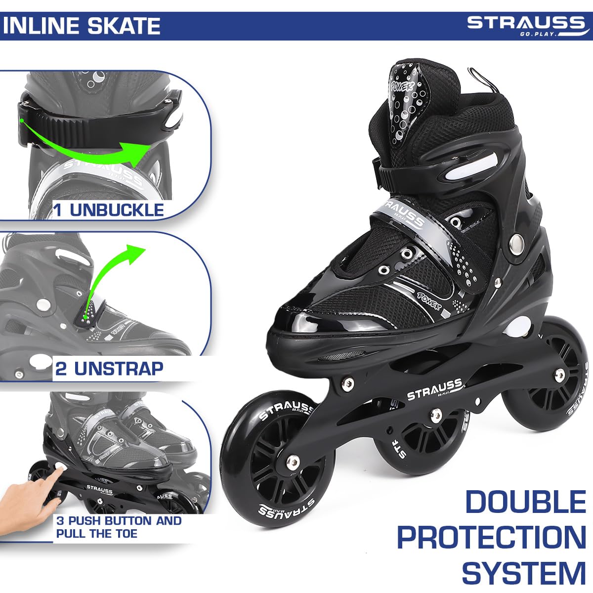 Strauss Inline Skates - Fun at the skating rink