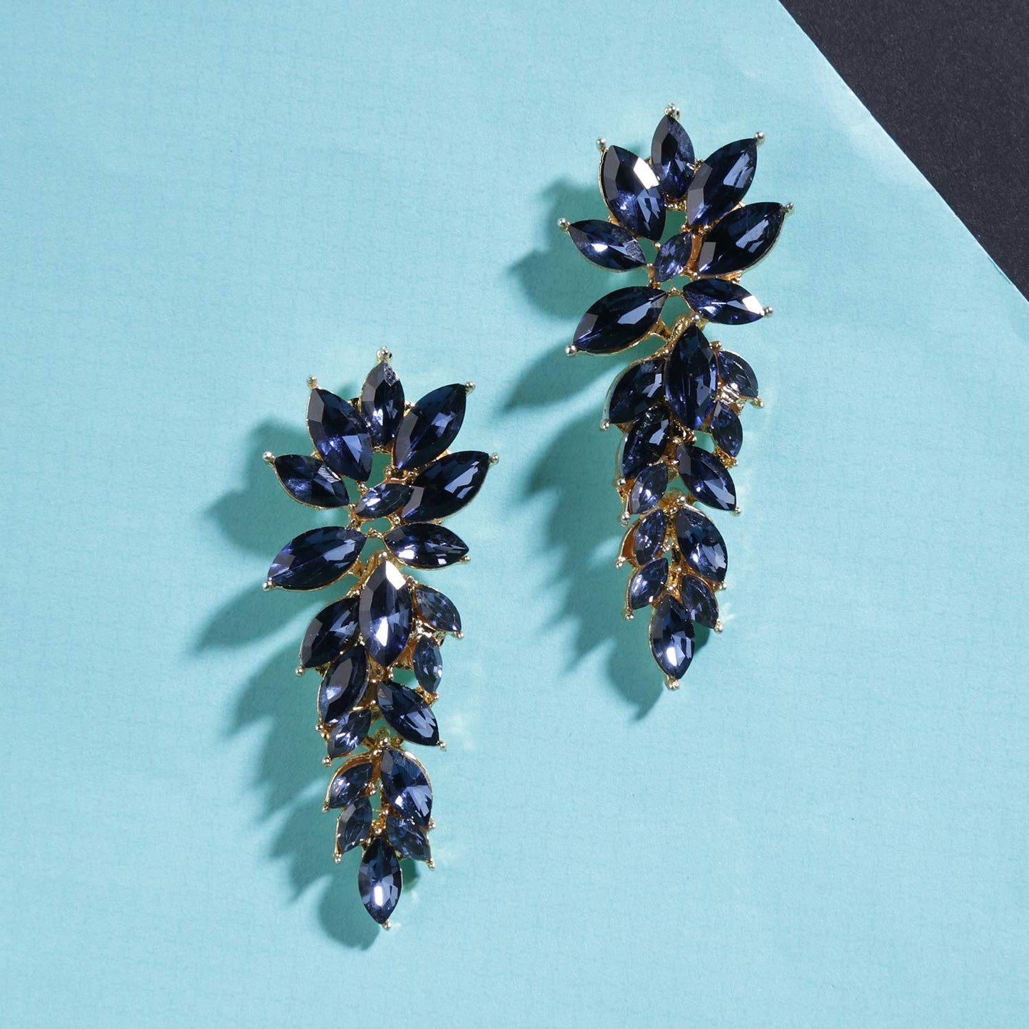 Yellow Chimes crystal earrings - essential accessory for work wear