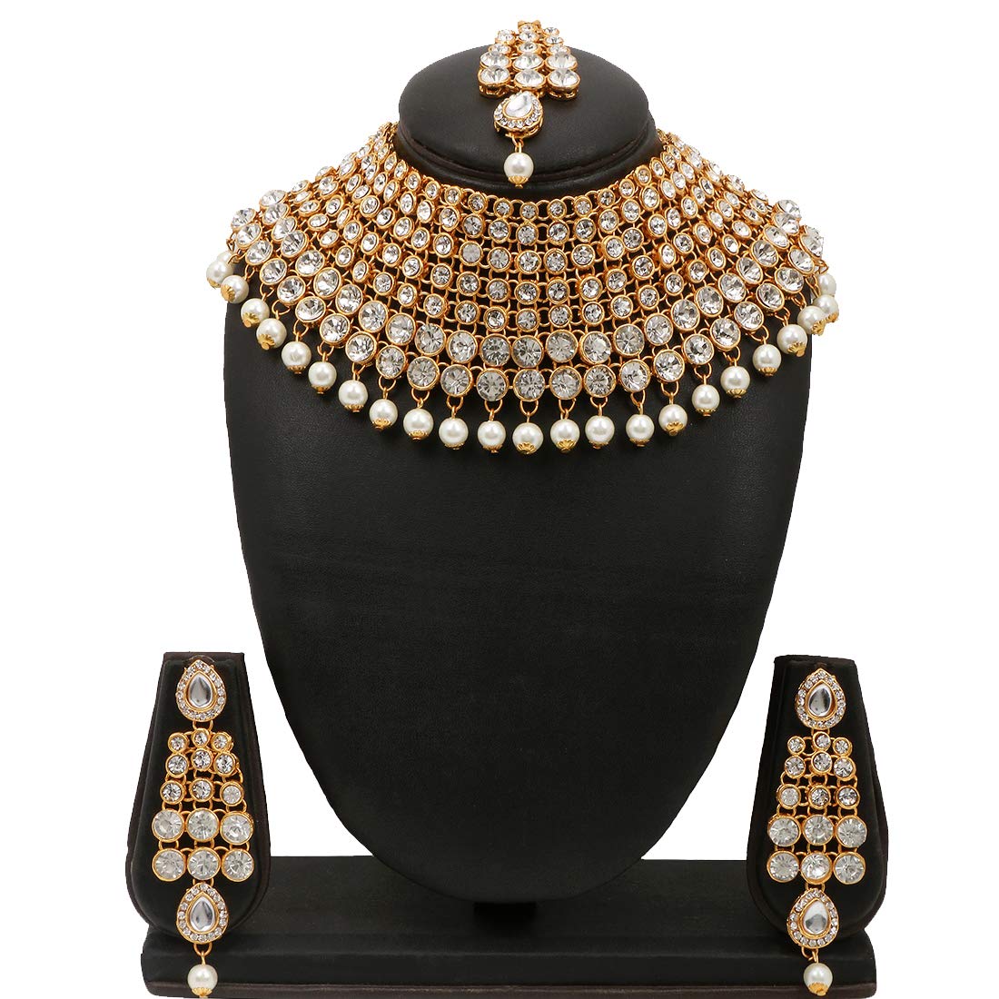 Yellow Chimes bridal jewellery set - wedding accessory