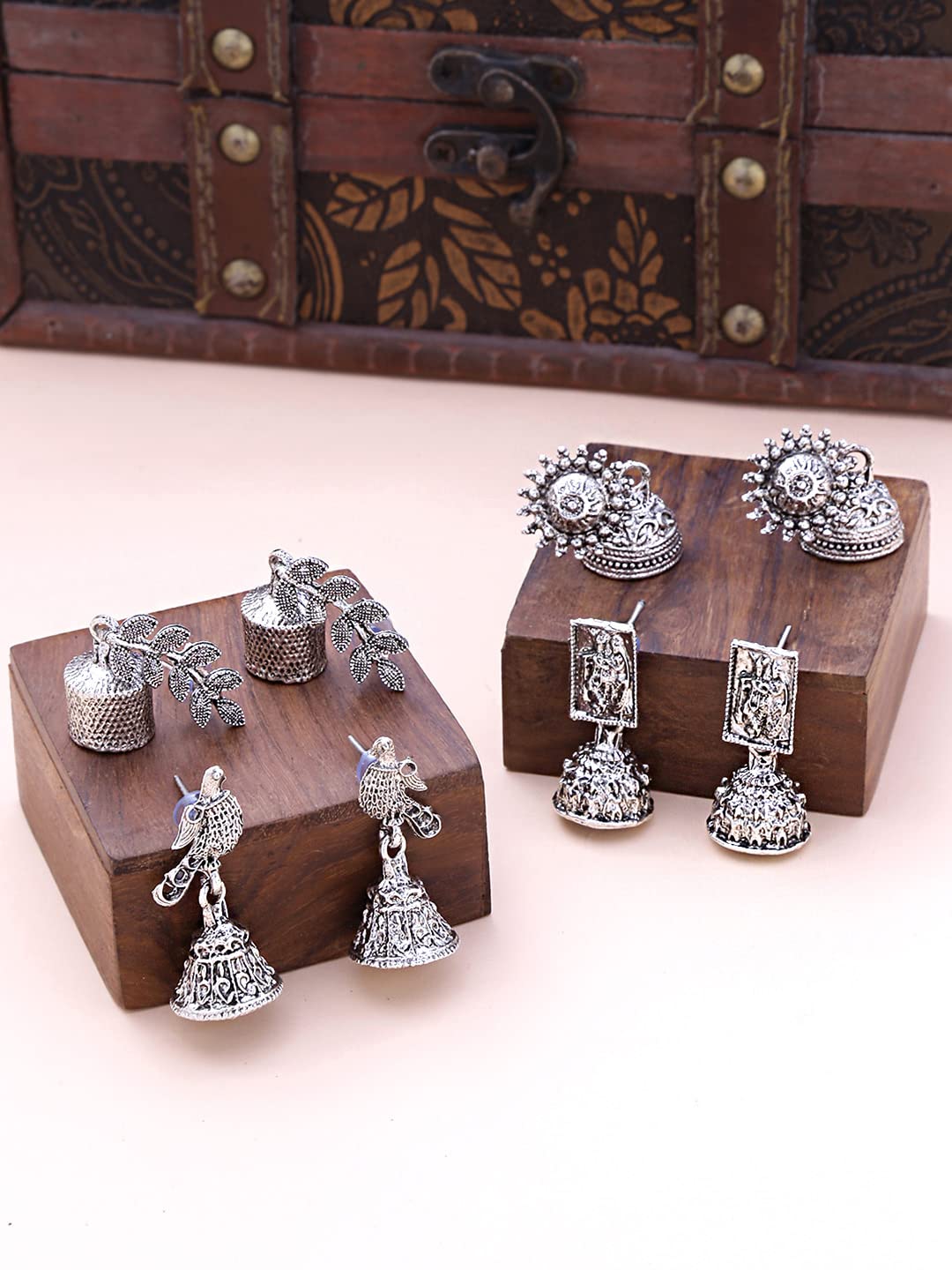 Yellow Chimes earrings - Lightweight jhumka earrings