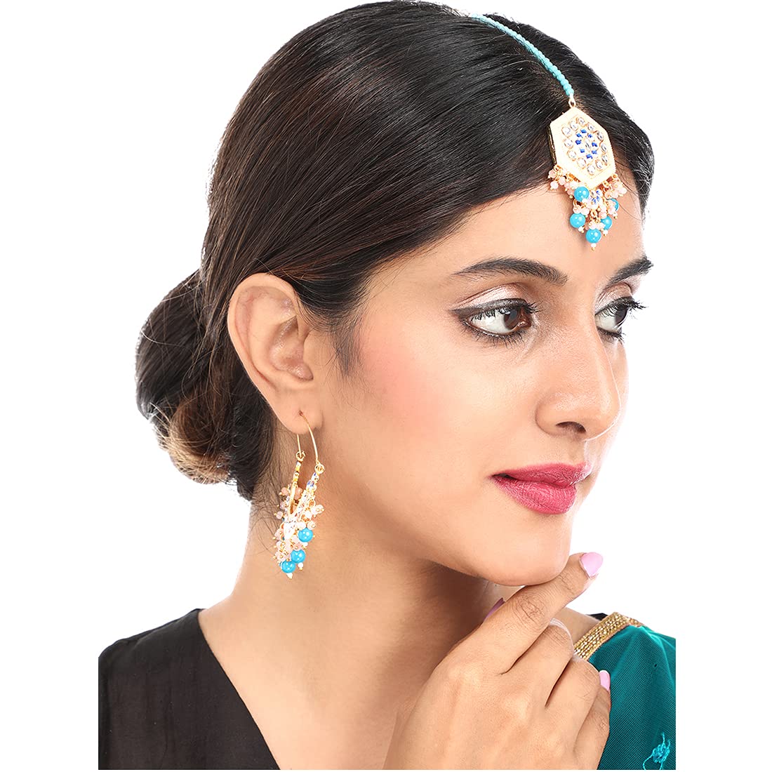 Yellow Chimes studded earrings - birthday gift